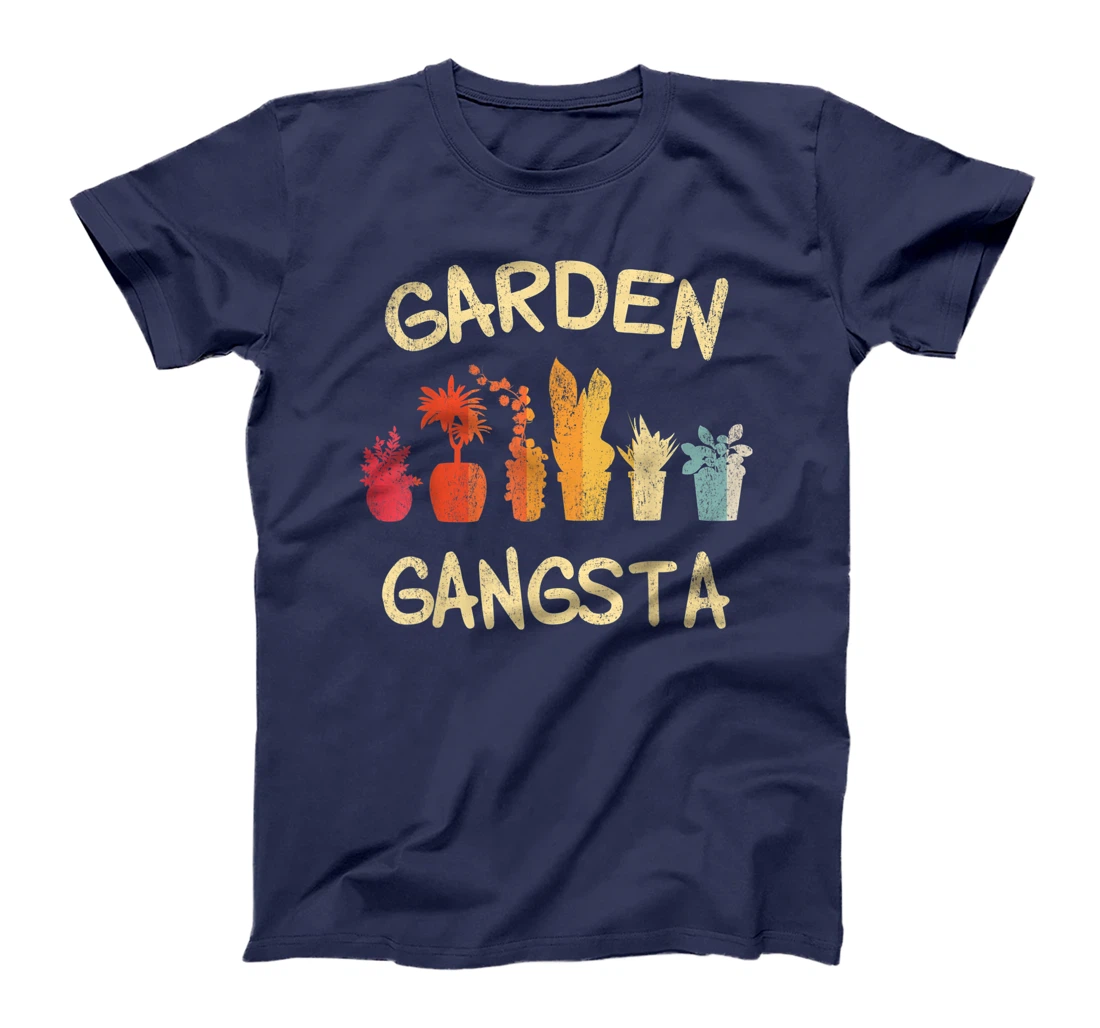 Garden Gangsta Plants Gardening Planting Hobby Gift Tee T-Shirt