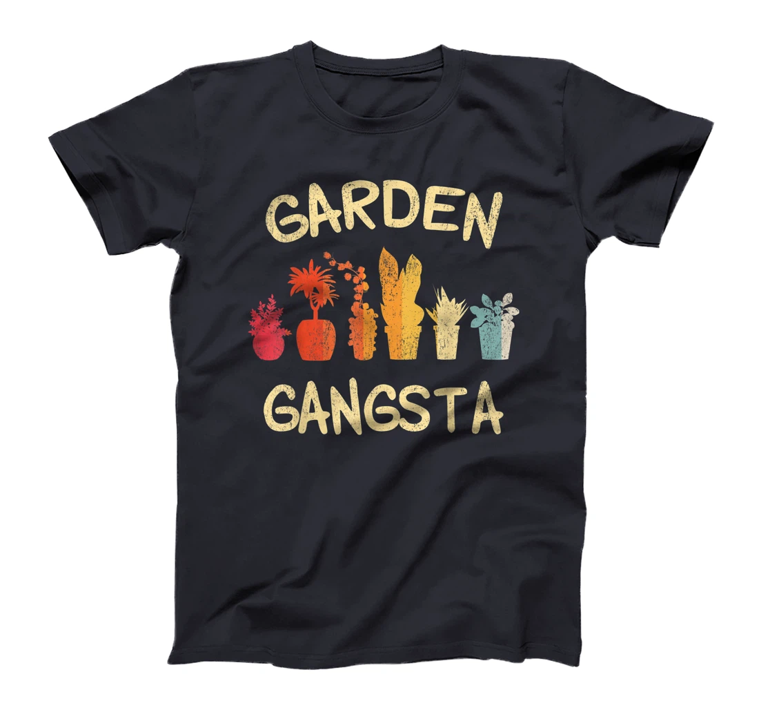 Garden Gangsta Plants Gardening Planting Hobby Gift Tee T-Shirt