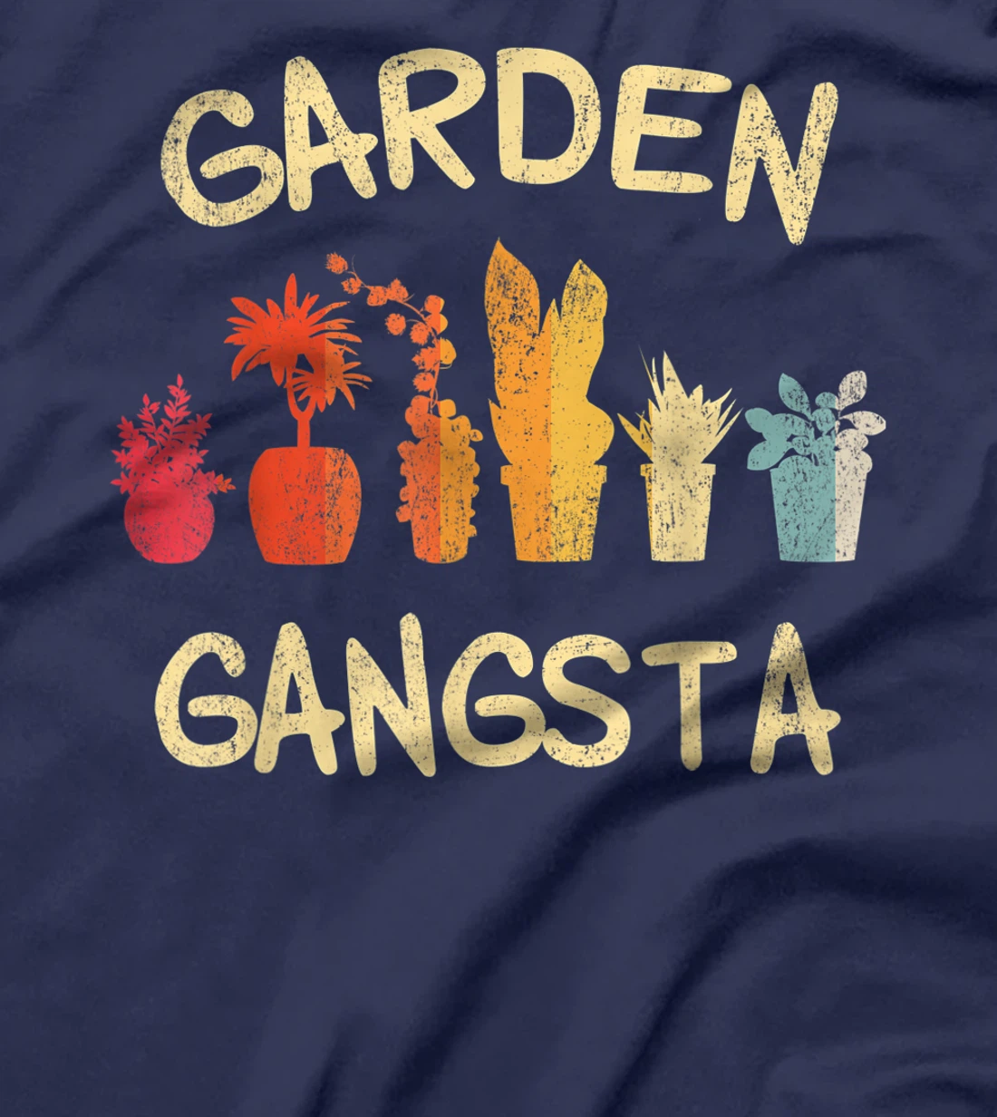 Garden Gangsta Plants Gardening Planting Hobby Gift Tee T-Shirt