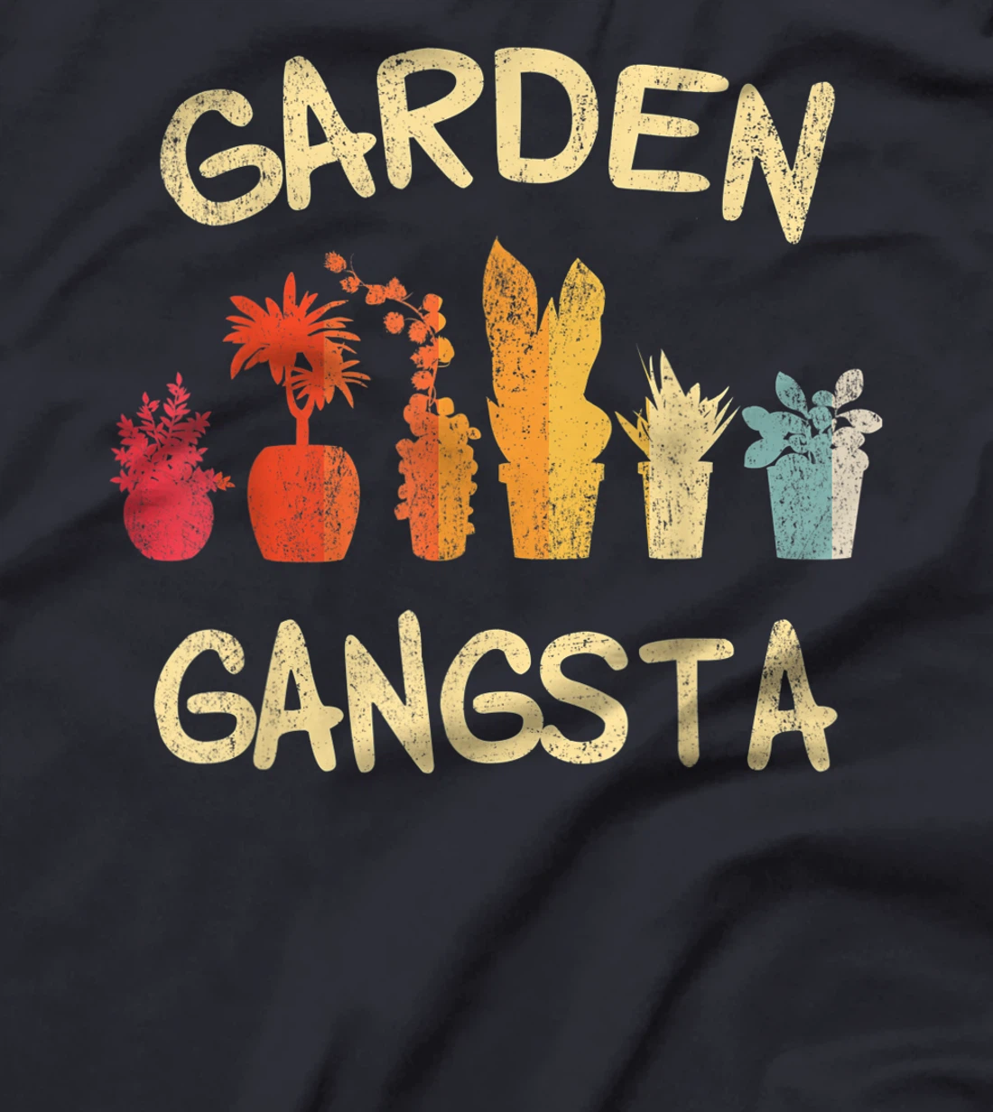 Garden Gangsta Plants Gardening Planting Hobby Gift Tee T-Shirt