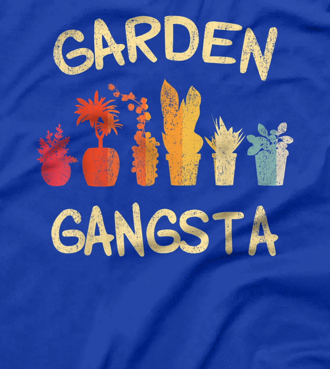 Garden Gangsta Plants Gardening Planting Hobby Gift Tee T-Shirt
