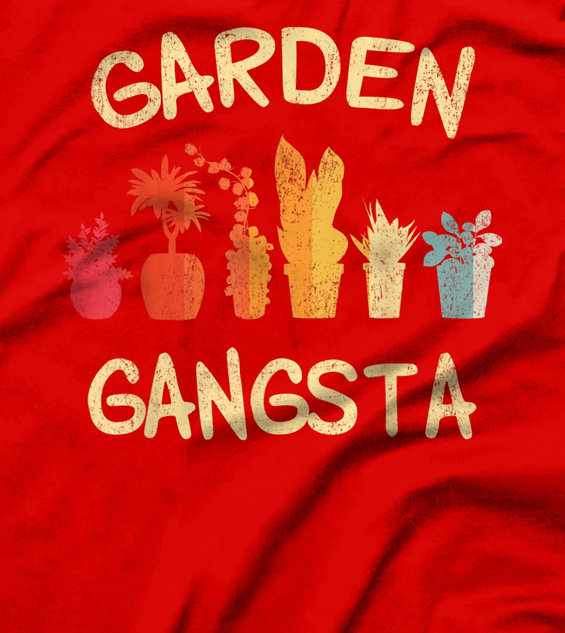 Garden Gangsta Plants Gardening Planting Hobby Gift Tee T-Shirt