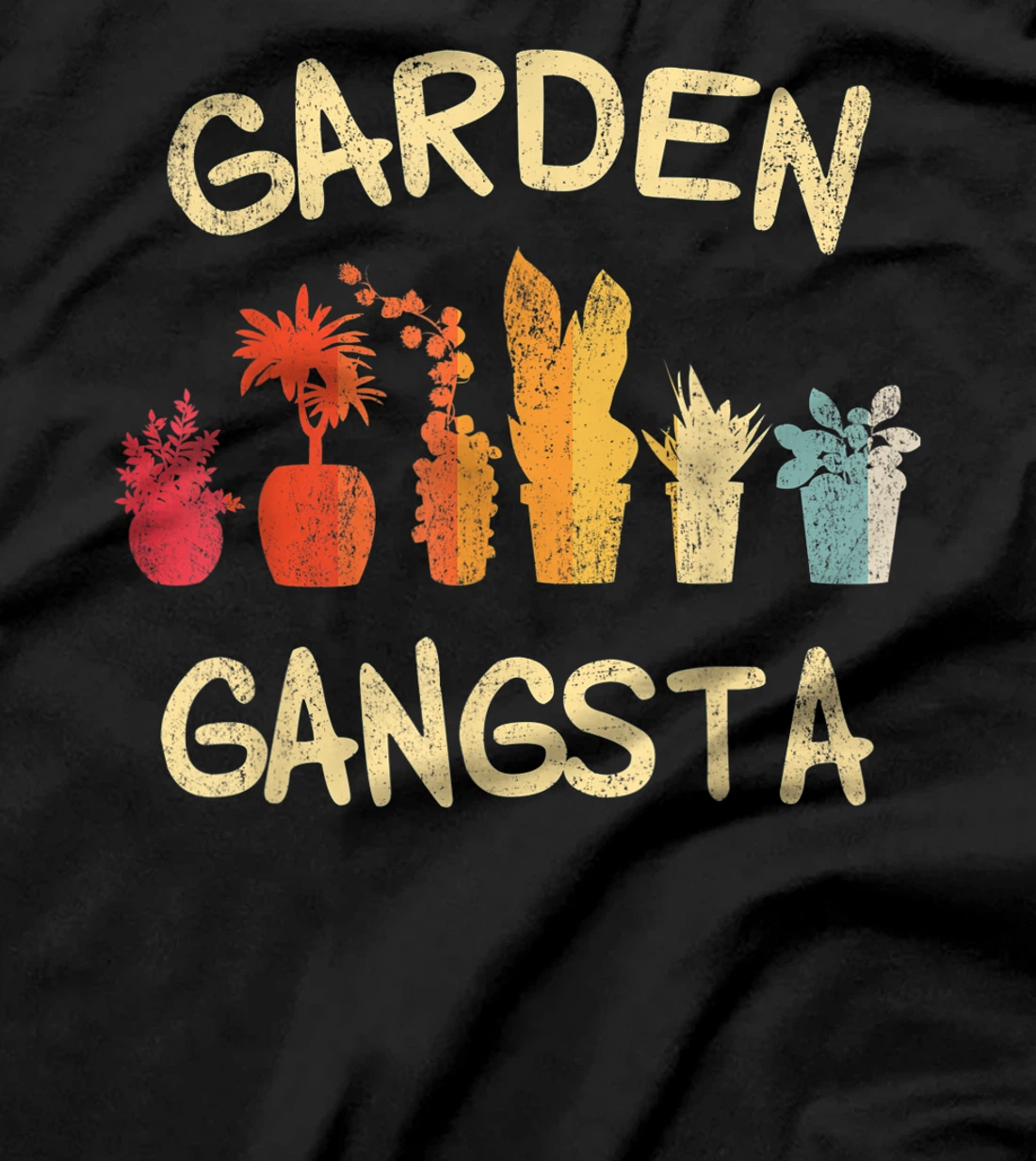 Garden Gangsta Plants Gardening Planting Hobby Gift Tee T-Shirt