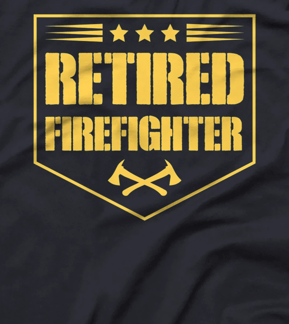Retired Firefighter Funny Cool Axe Symbol Emblem America Premium T-Shirt
