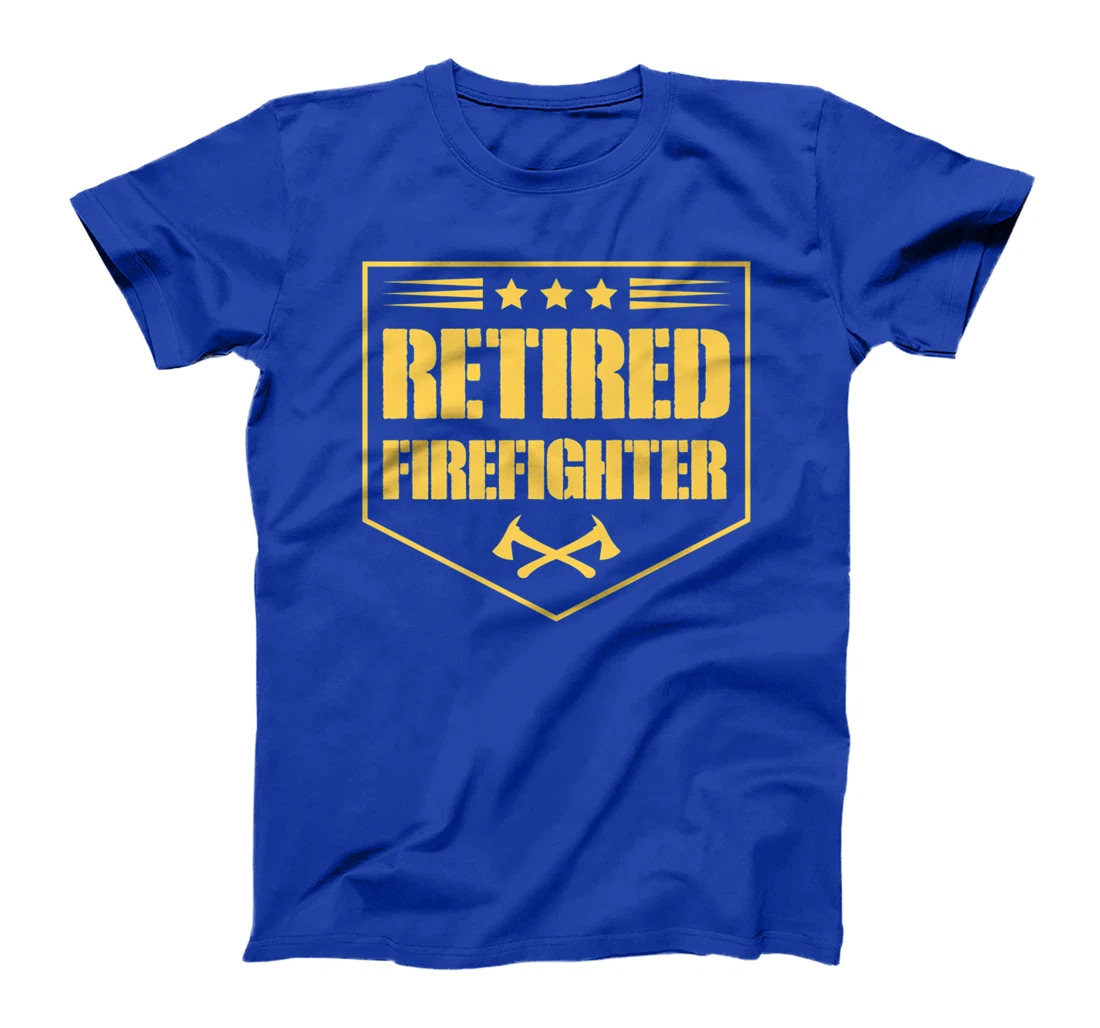Retired Firefighter Funny Cool Axe Symbol Emblem America Premium T-Shirt