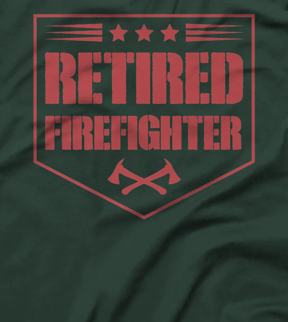 Retired Firefighter Funny Cool Axe Symbol Emblem America Premium T-Shirt