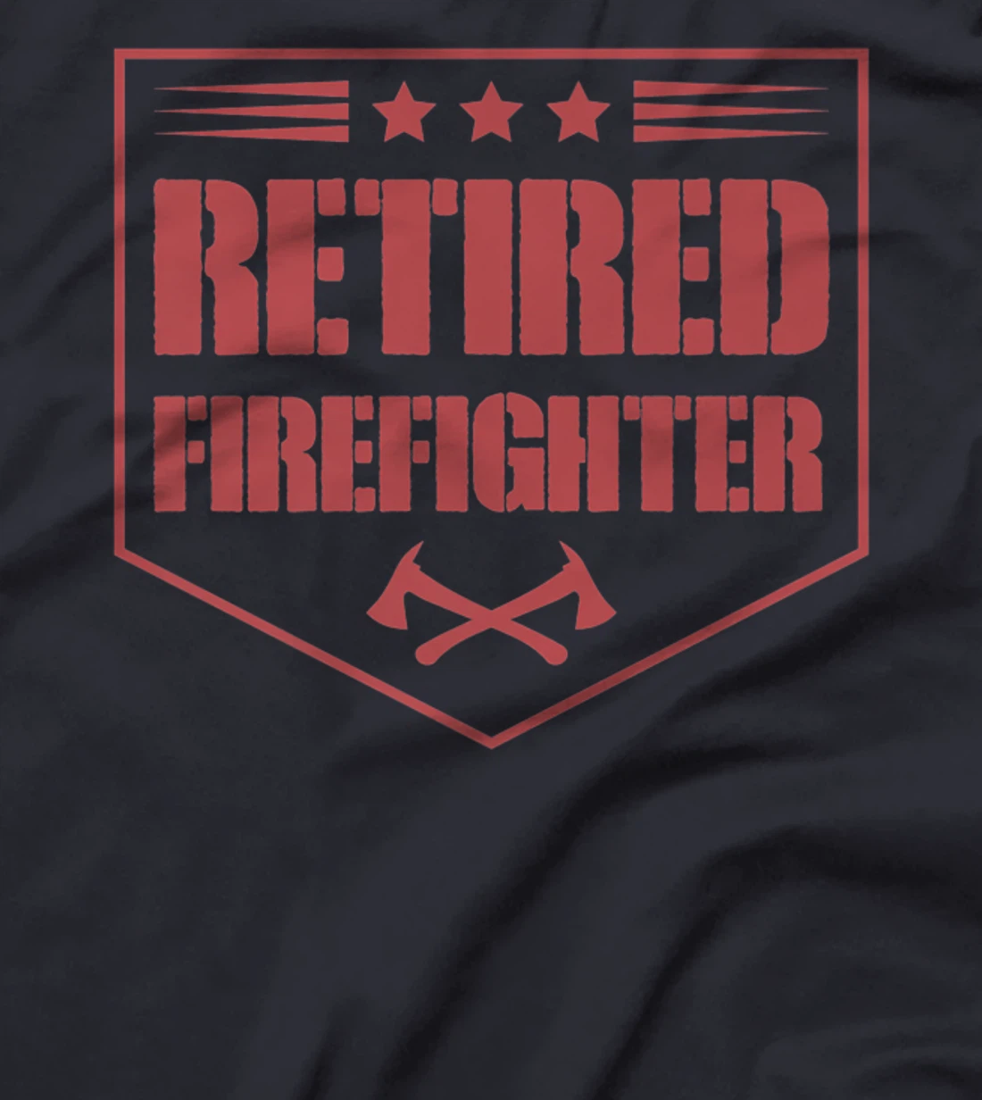 Retired Firefighter Funny Cool Axe Symbol Emblem America Premium T-Shirt