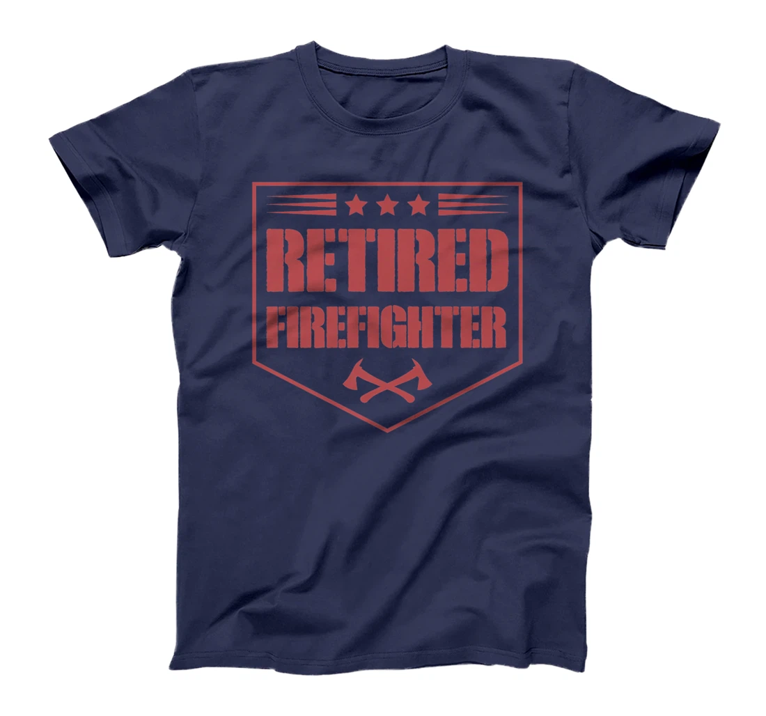 Retired Firefighter Funny Cool Axe Symbol Emblem America Premium T-Shirt