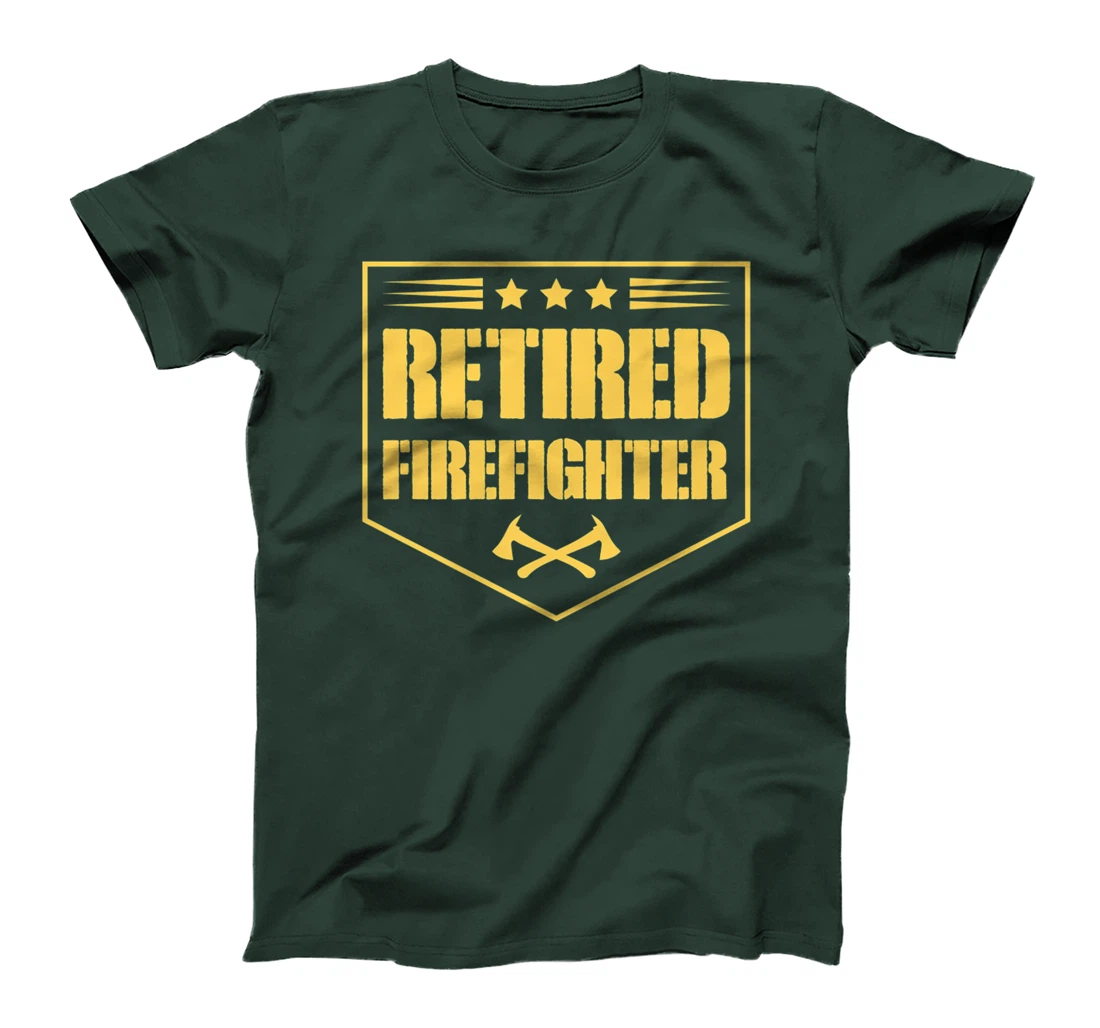 Retired Firefighter Funny Cool Axe Symbol Emblem America Premium T-Shirt