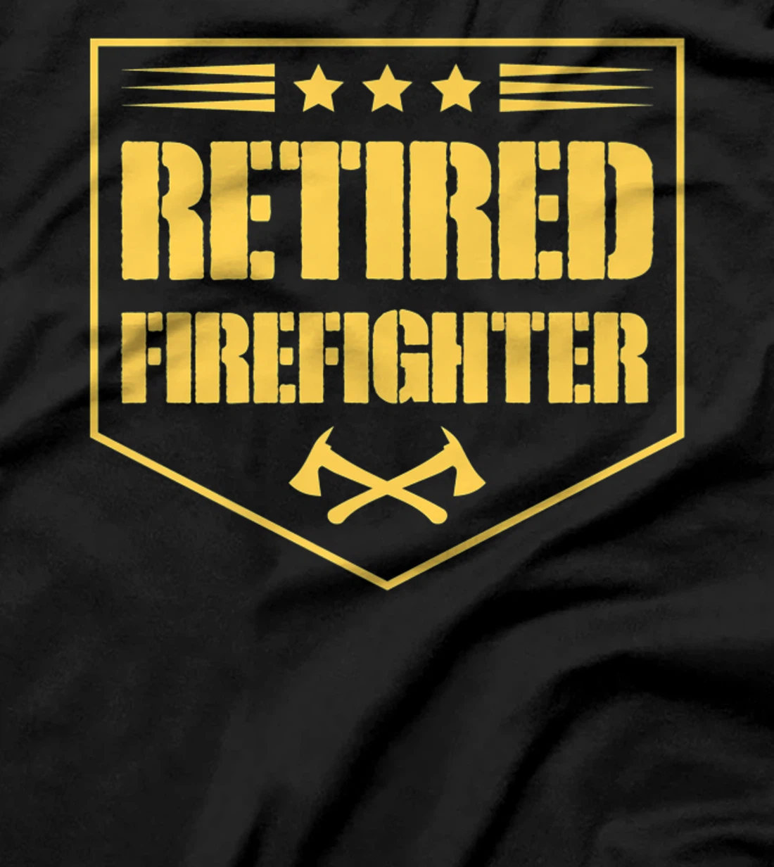 Retired Firefighter Funny Cool Axe Symbol Emblem America Premium T-Shirt