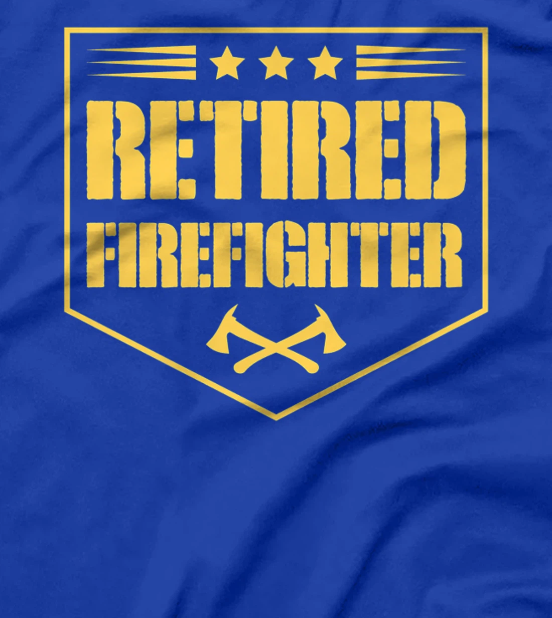 Retired Firefighter Funny Cool Axe Symbol Emblem America Premium T-Shirt