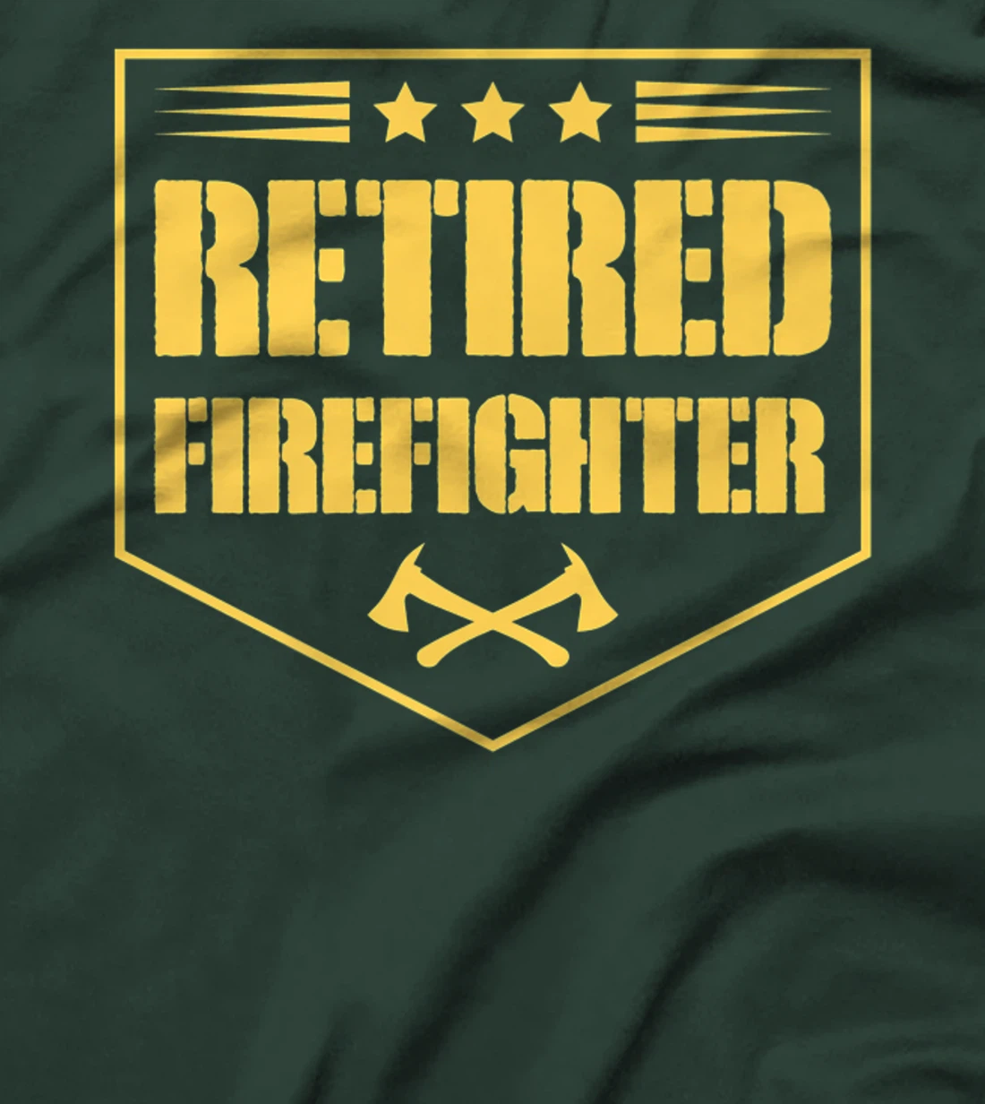 Retired Firefighter Funny Cool Axe Symbol Emblem America Premium T-Shirt