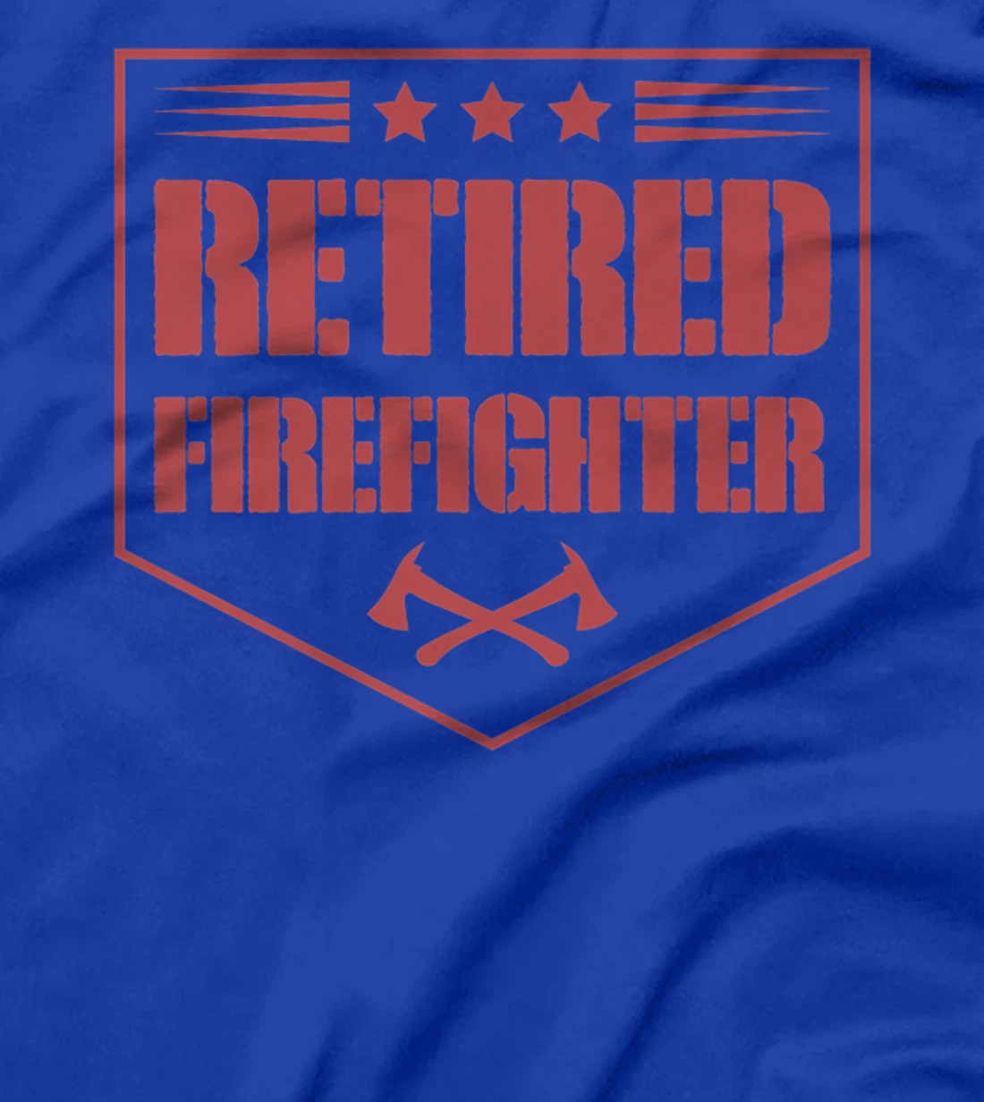 Retired Firefighter Funny Cool Axe Symbol Emblem America Premium T-Shirt