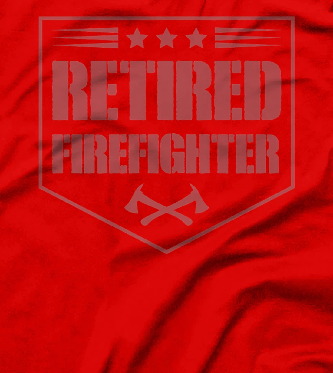 Retired Firefighter Funny Cool Axe Symbol Emblem America Premium T-Shirt