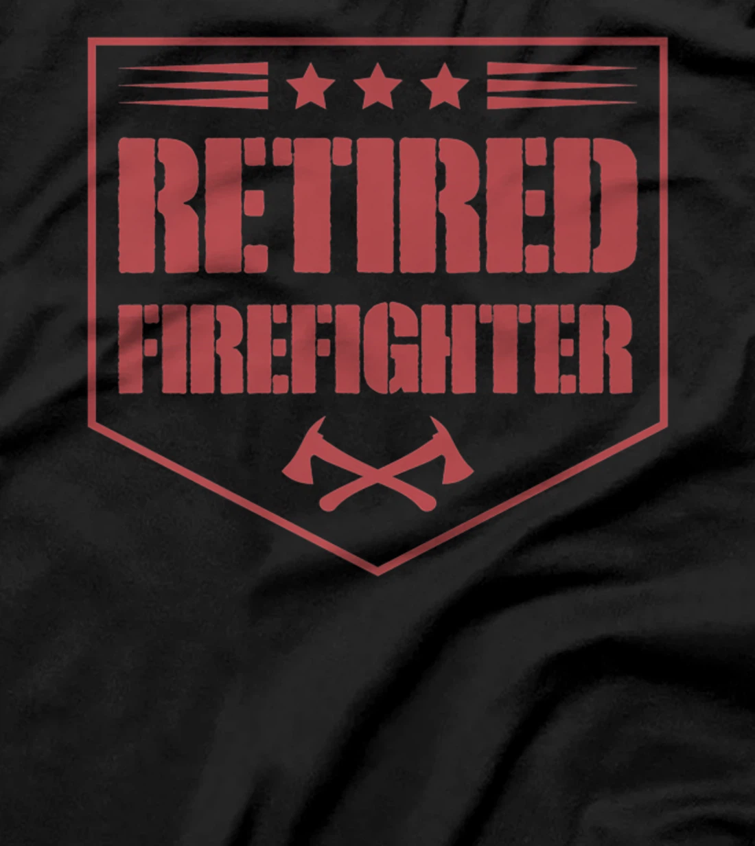 Retired Firefighter Funny Cool Axe Symbol Emblem America Premium T-Shirt