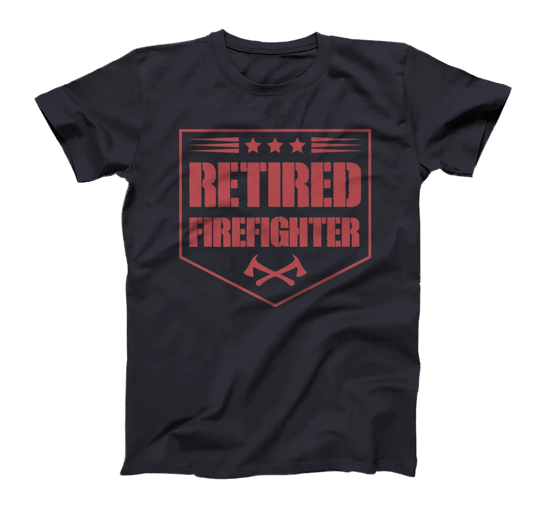 Retired Firefighter Funny Cool Axe Symbol Emblem America Premium T-Shirt