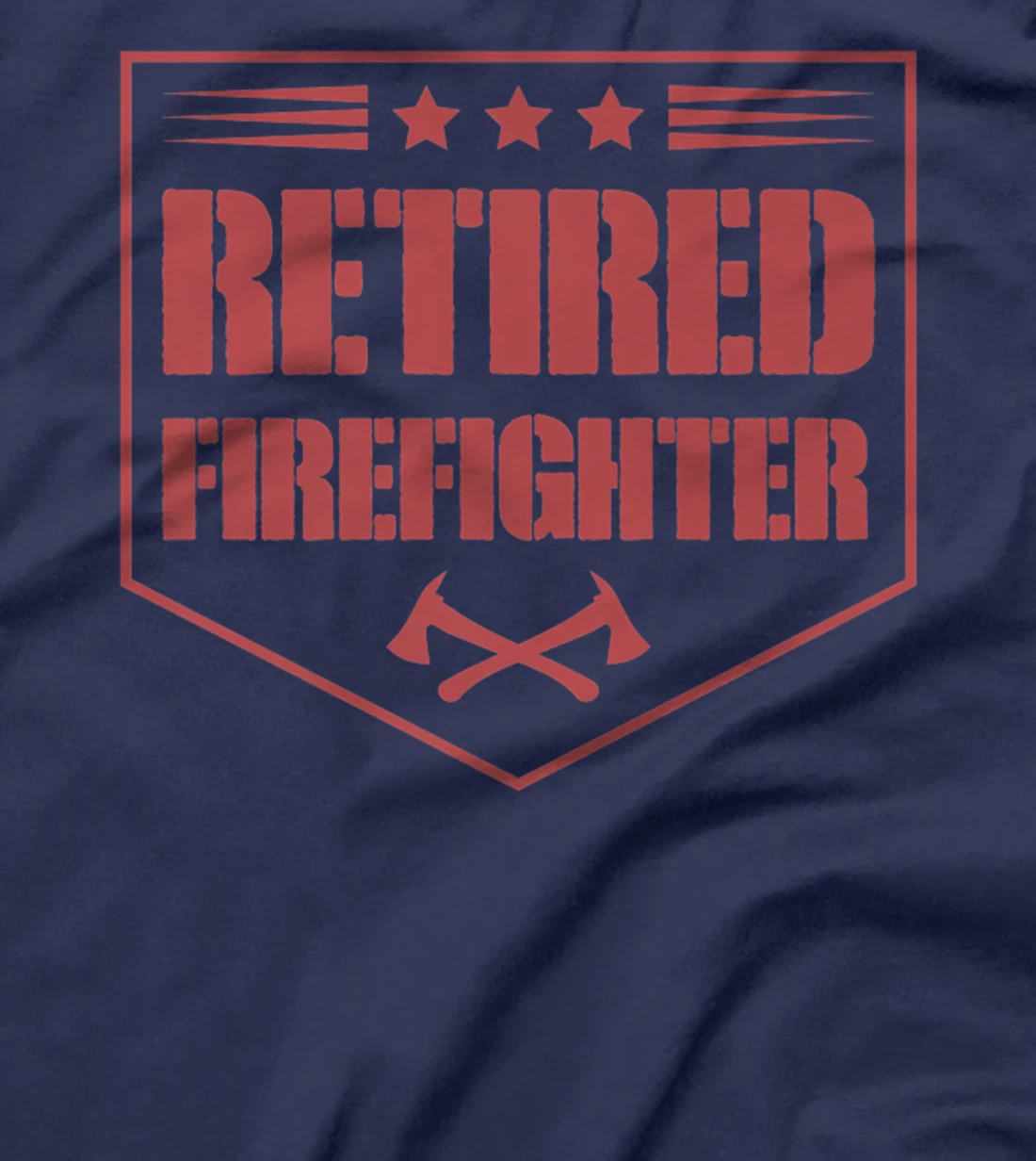 Retired Firefighter Funny Cool Axe Symbol Emblem America Premium T-Shirt