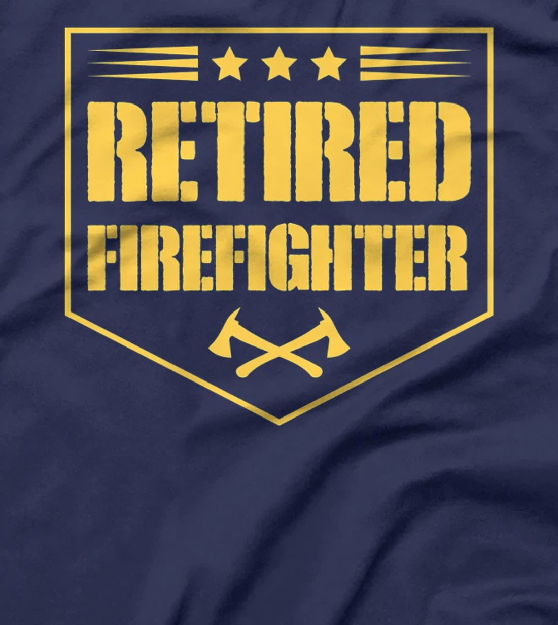Retired Firefighter Funny Cool Axe Symbol Emblem America Premium T-Shirt