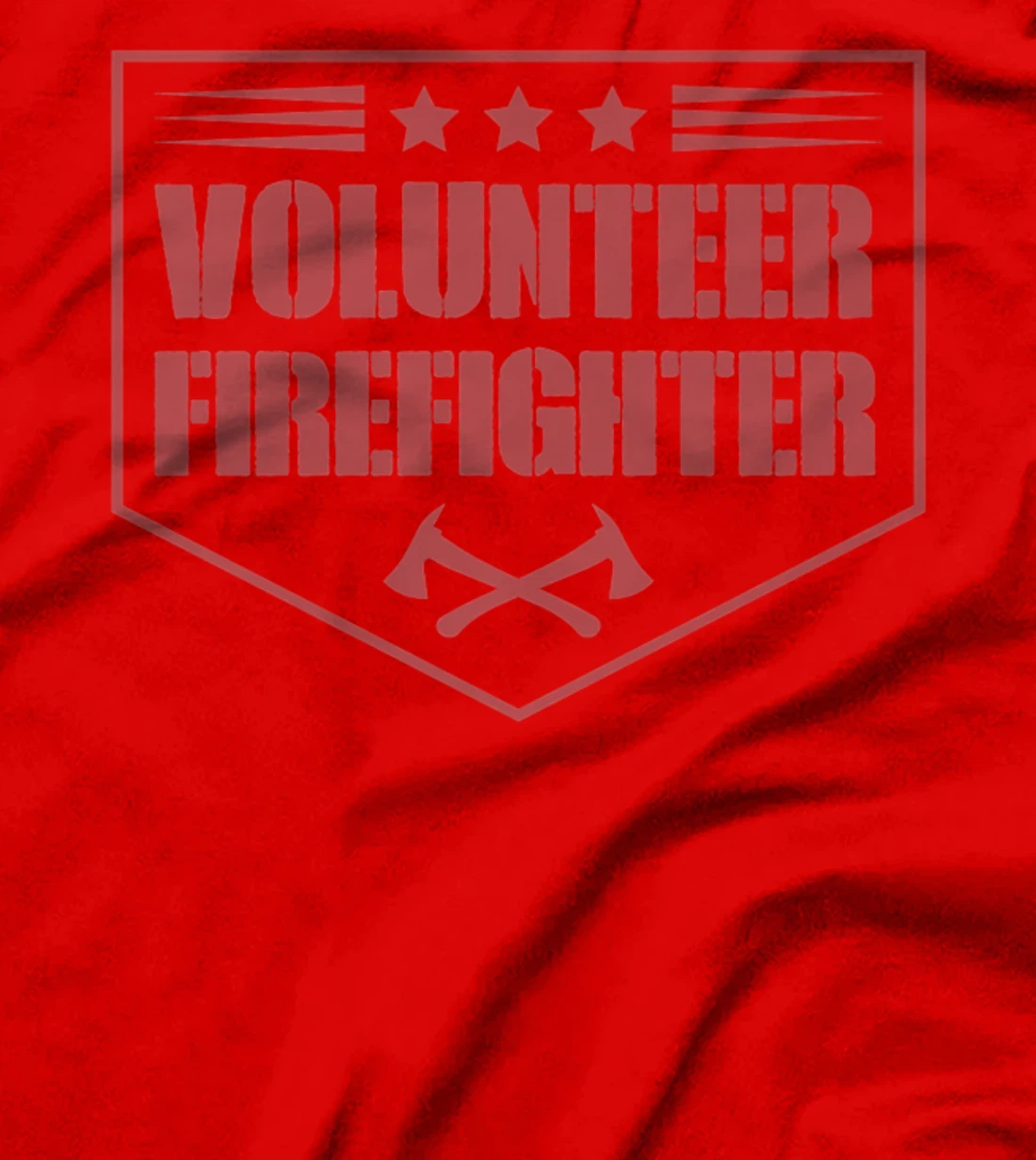 Volunteer Firefighter Funny Cool Axe Symbol Emblem America Premium T-Shirt