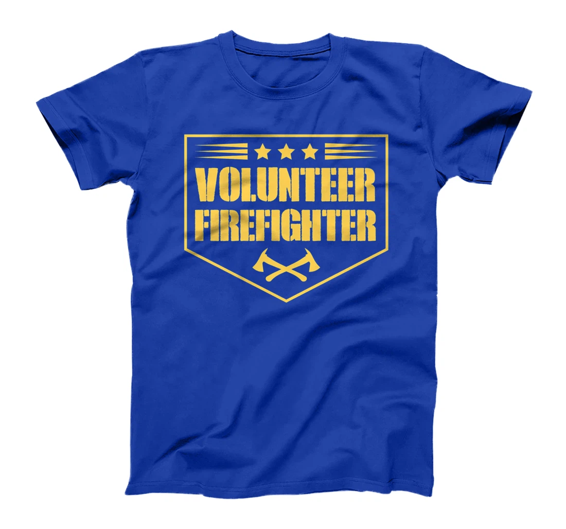 Volunteer Firefighter Funny Cool Axe Symbol Emblem America Premium T-Shirt