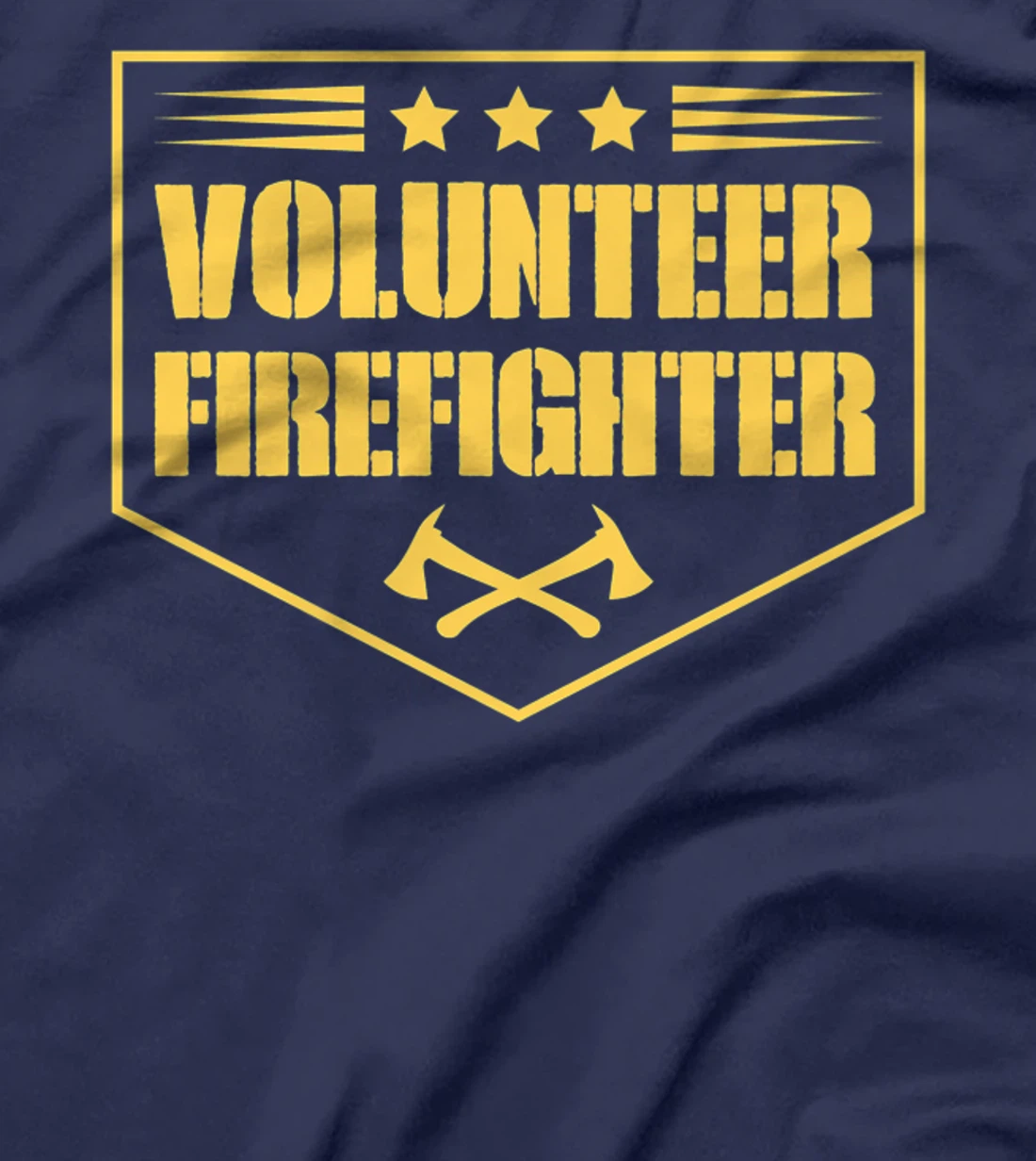 Volunteer Firefighter Funny Cool Axe Symbol Emblem America Premium T-Shirt