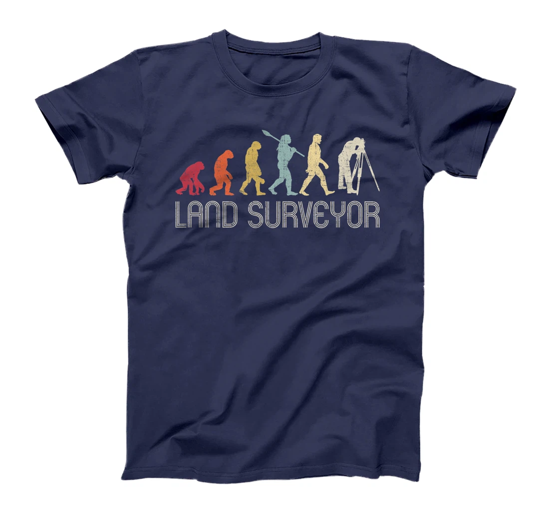 Land Surveyor evolution, funny land surveyor T-Shirt