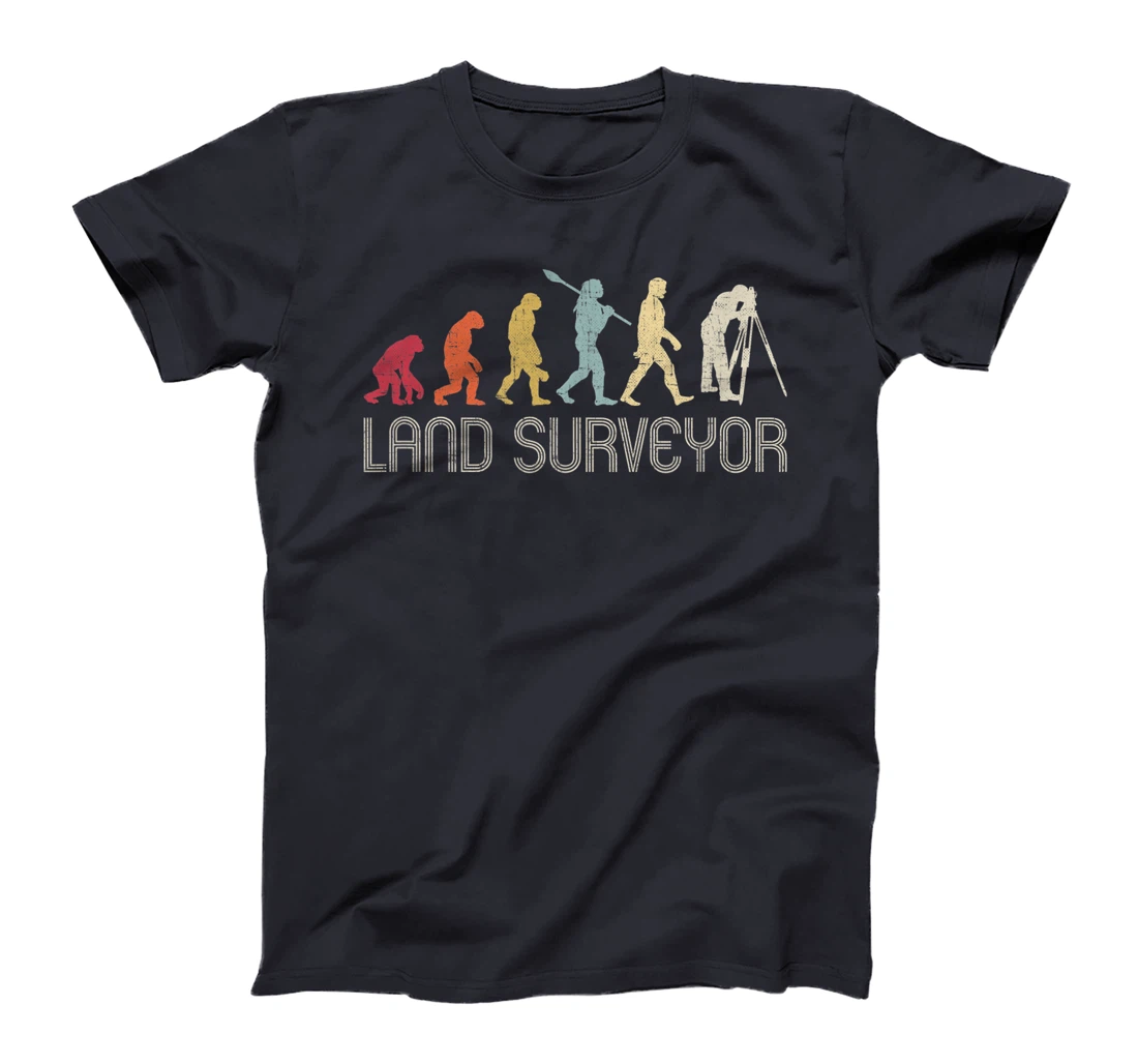 Land Surveyor evolution, funny land surveyor T-Shirt