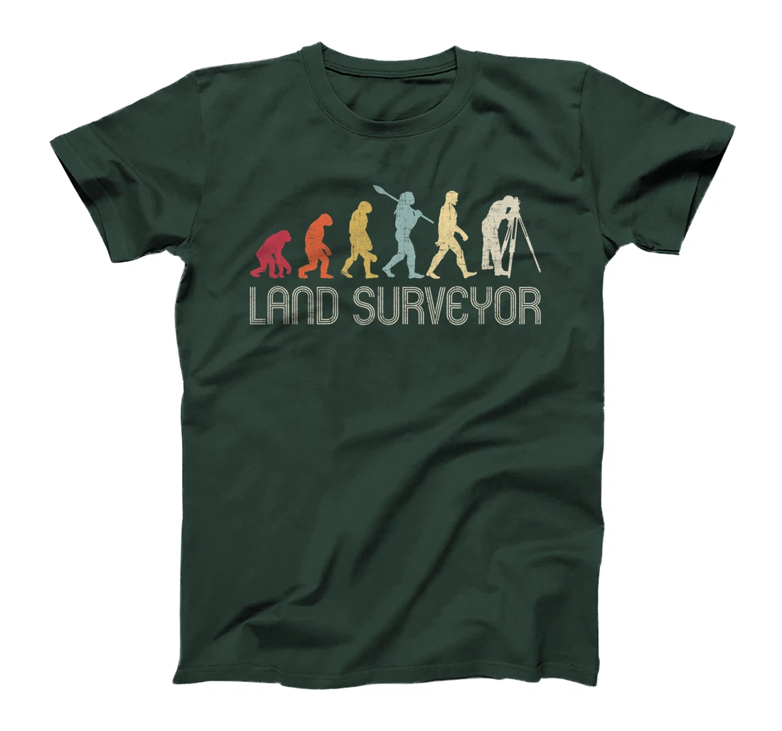 Land Surveyor evolution, funny land surveyor T-Shirt