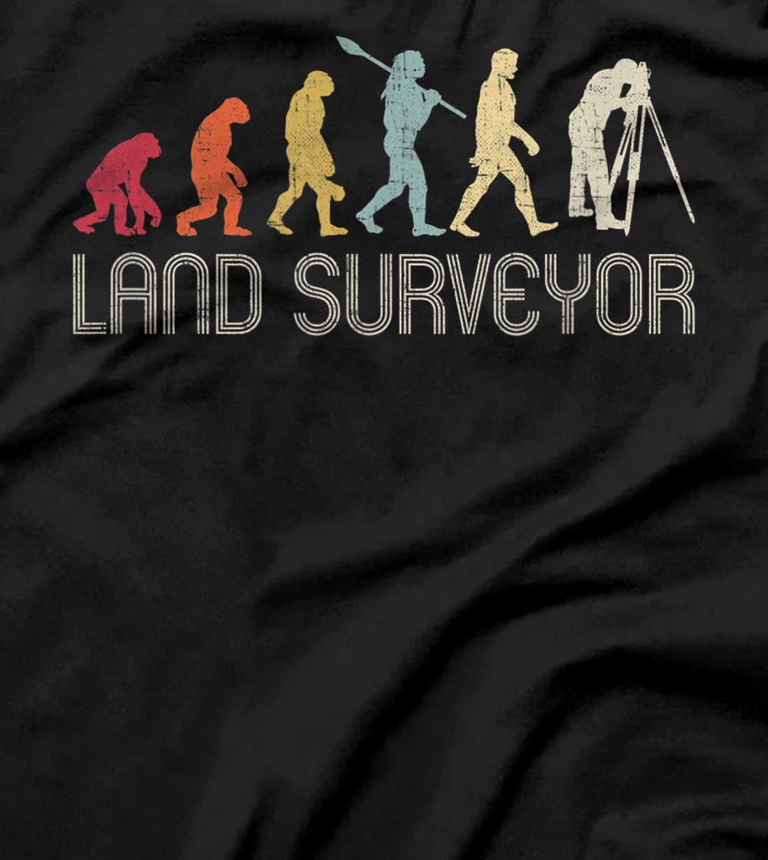 Land Surveyor evolution, funny land surveyor T-Shirt