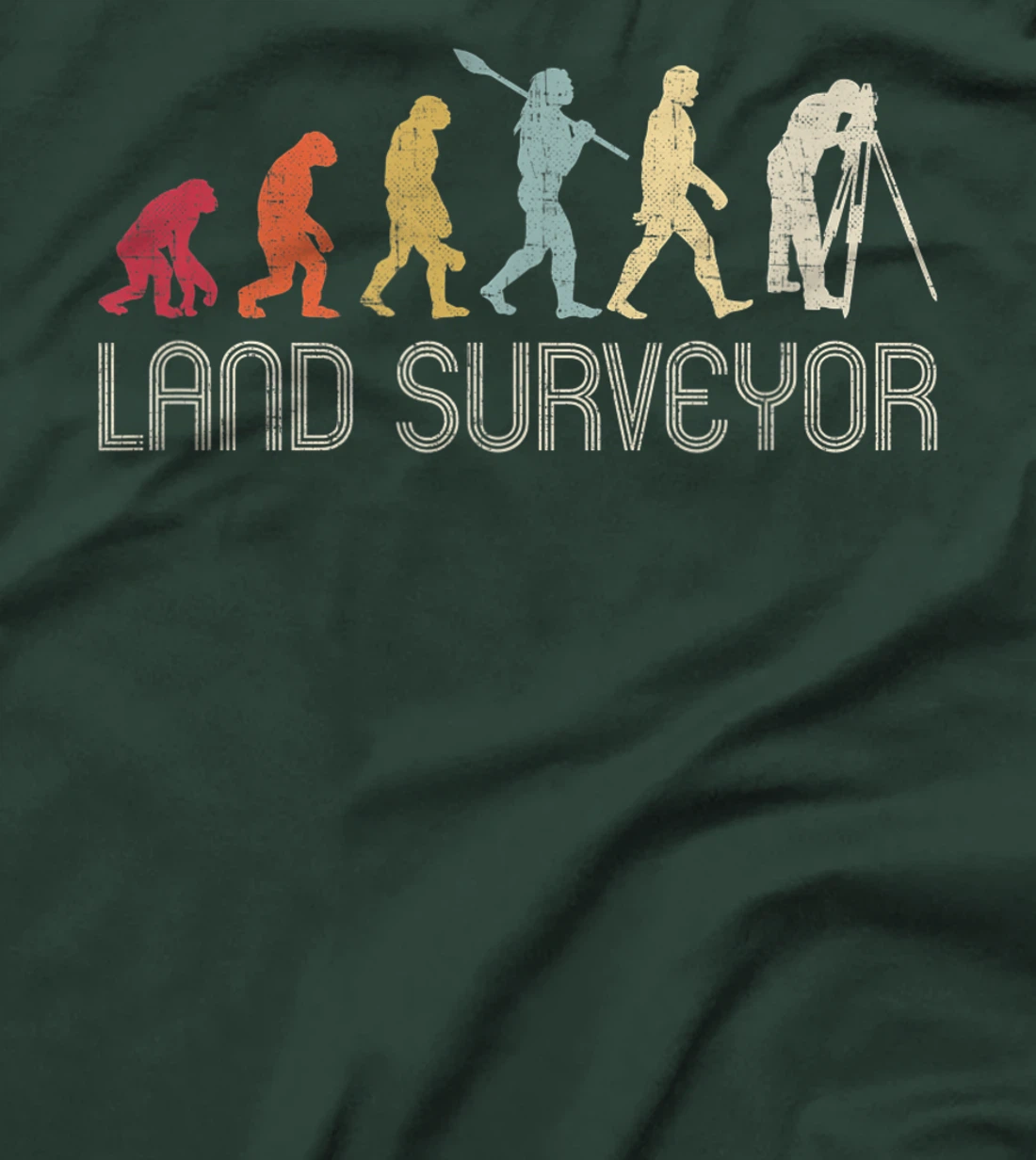 Land Surveyor evolution, funny land surveyor T-Shirt