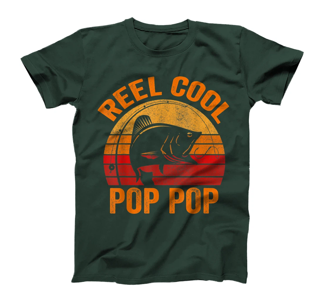 Reel Cool Pop Pop Shirt Pop Pop Fishing Shirt Reel Cool Pop T-Shirt