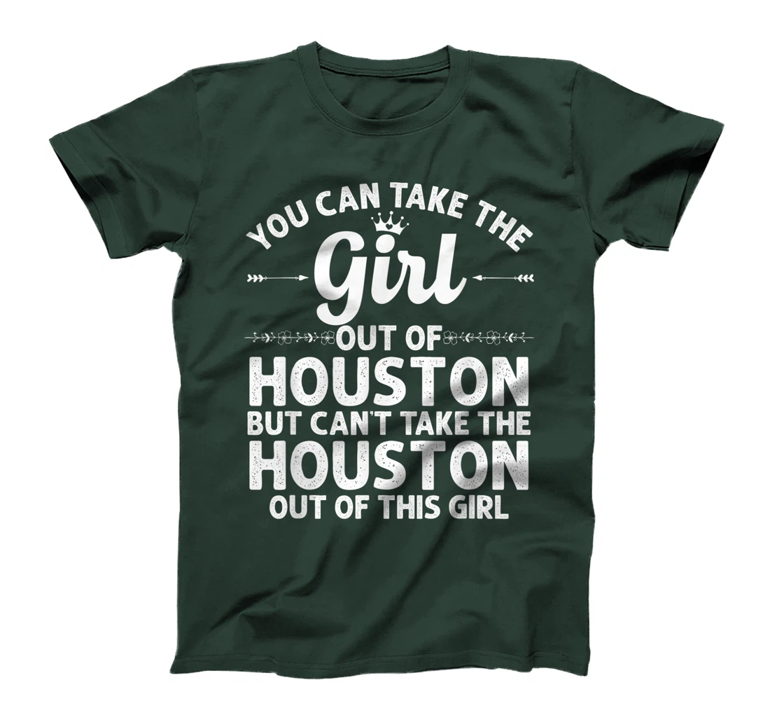 Girl Out Of HOUSTON MS MISSISSIPPI Gift Funny Home Roots USA T-Shirt