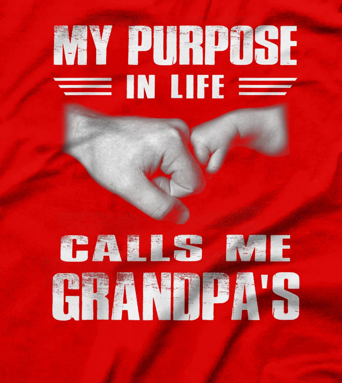 Funny T-shirt My Purposes In Life Calls Me Grandpa's For Men T-Shirt