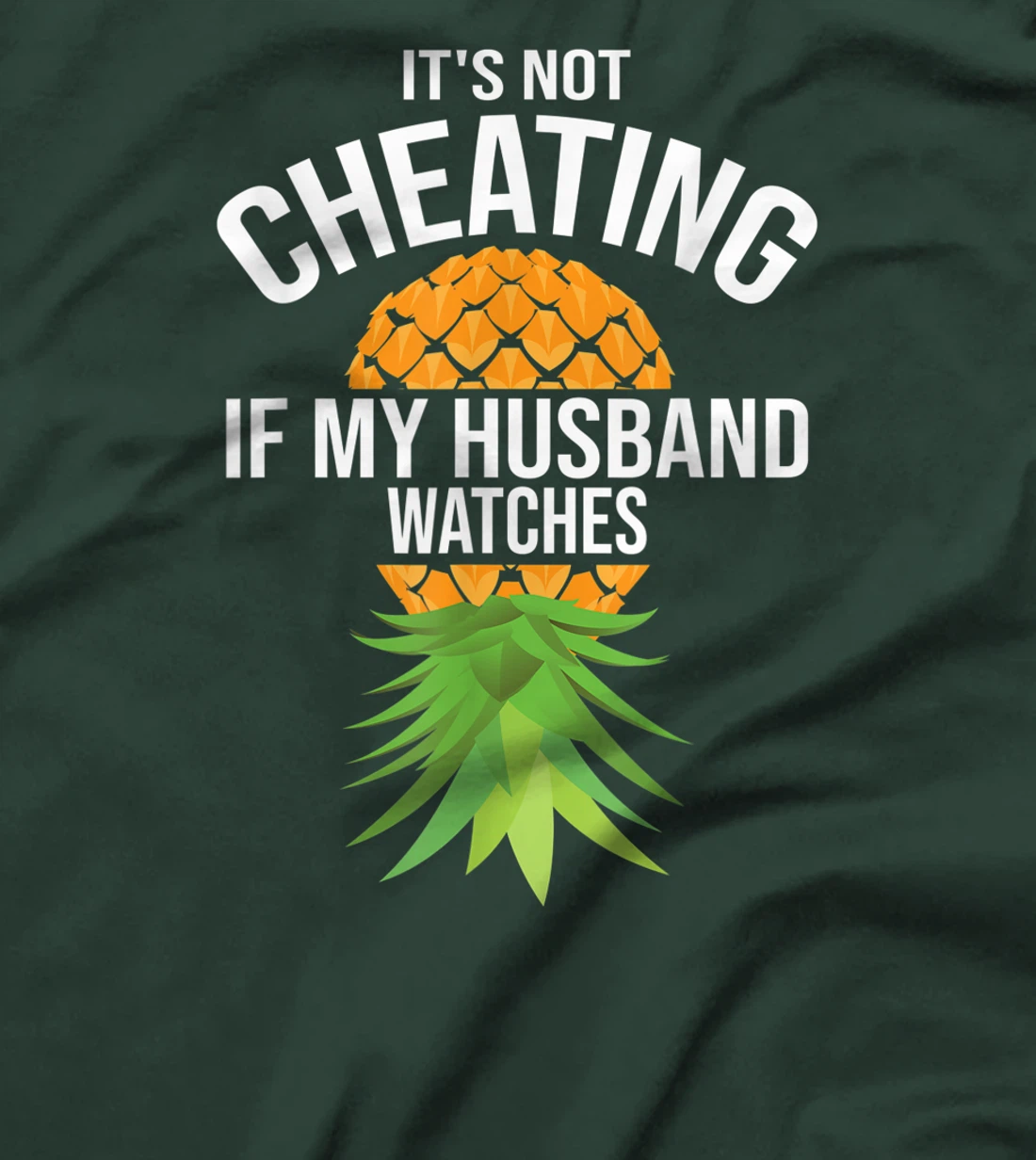 Funny It's Not Cheating If My Husband Watches Gift Women T-Shirt