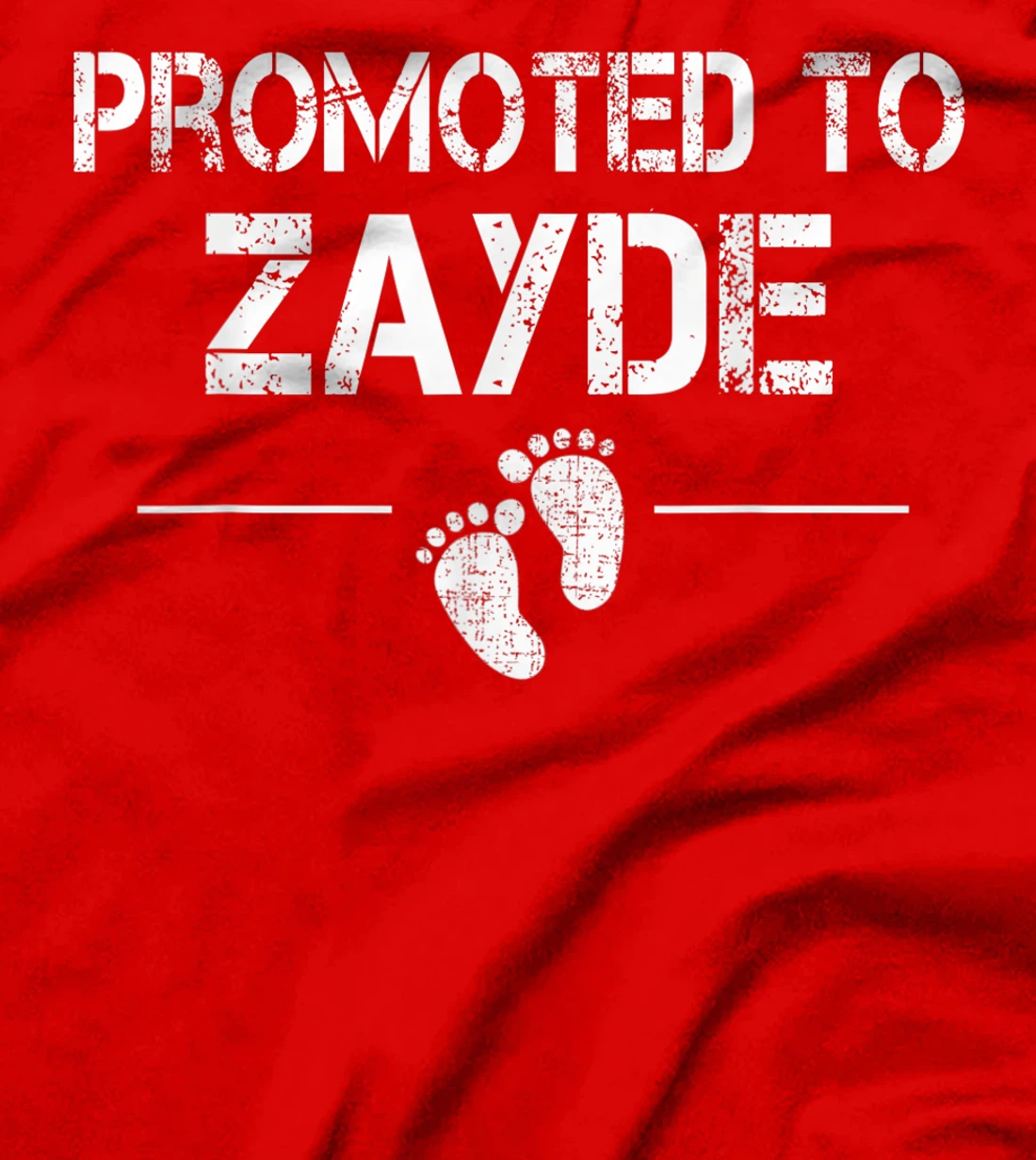 Mens Promoted To Zayde Jewish Baby Shower Grandpa T-Shirt