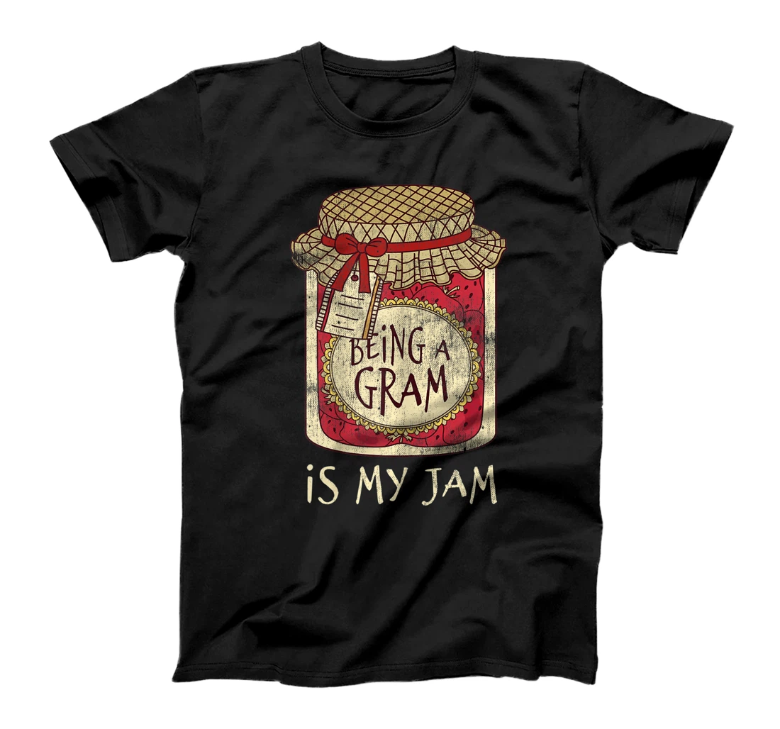 Womens Fun Grandma Gifts Cute & Funny Being A Gram Quote T-Shirt