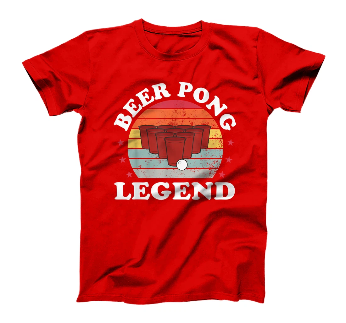 Beer Pong Legend Funny Beer Pong Games Lover Drinking Gift T-Shirt