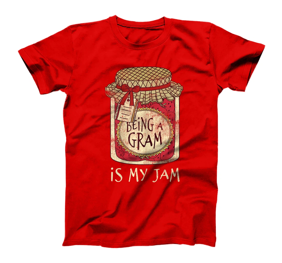 Womens Fun Grandma Gifts Cute & Funny Being A Gram Quote T-Shirt