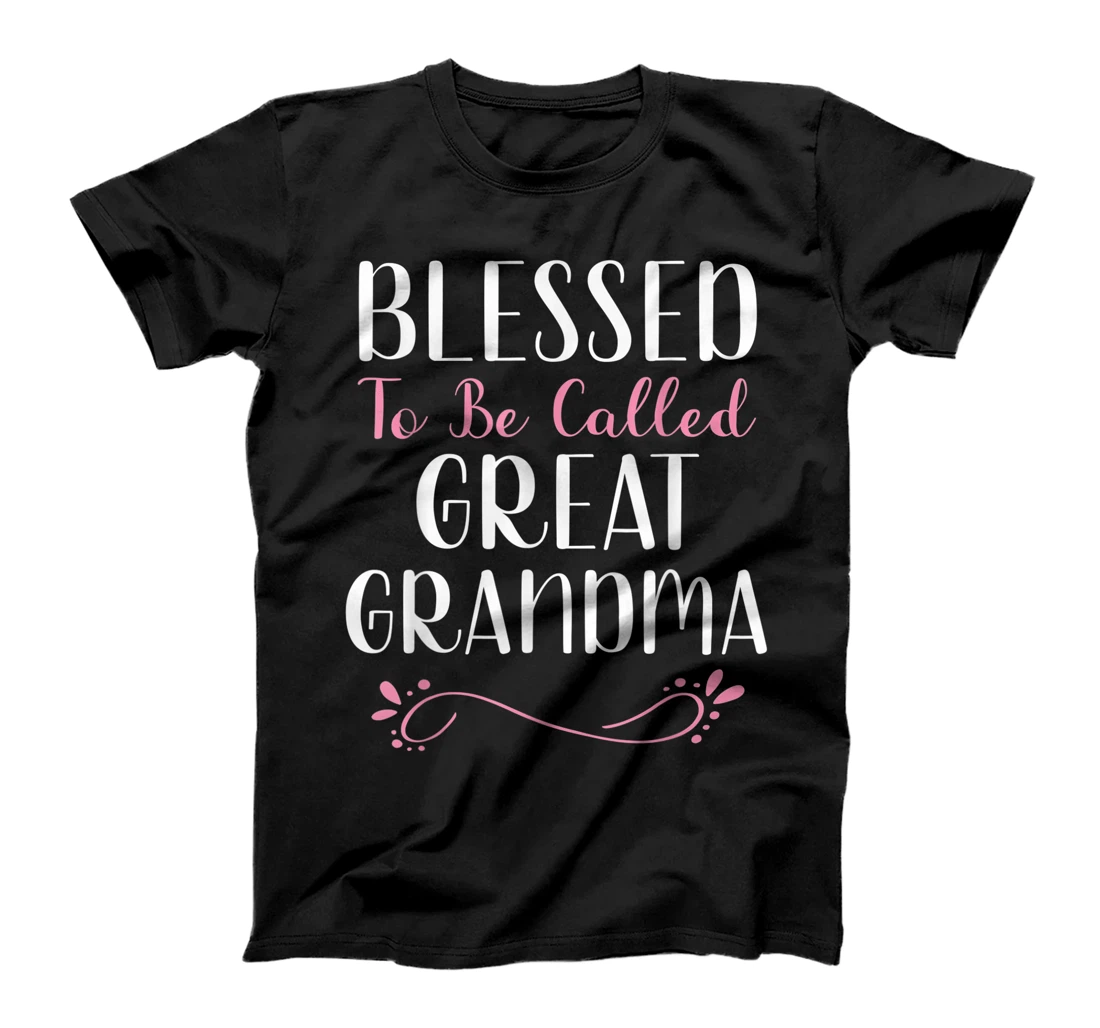 Blessed To Be Called Great Grandma Cute Cool T-Shirt