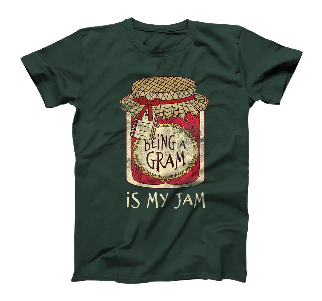 Womens Fun Grandma Gifts Cute & Funny Being A Gram Quote T-Shirt