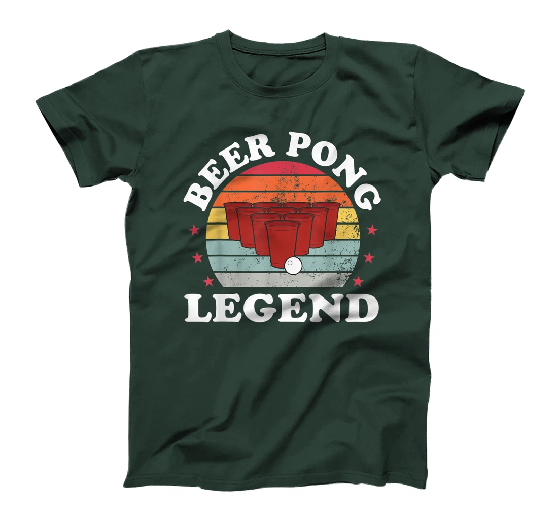 Beer Pong Legend Funny Beer Pong Games Lover Drinking Gift T-Shirt