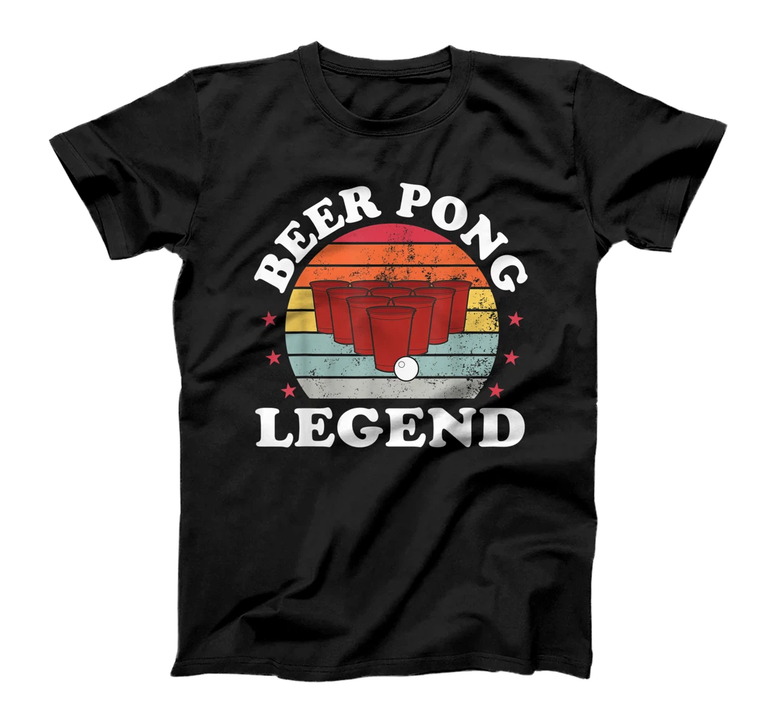Beer Pong Legend Funny Beer Pong Games Lover Drinking Gift T-Shirt
