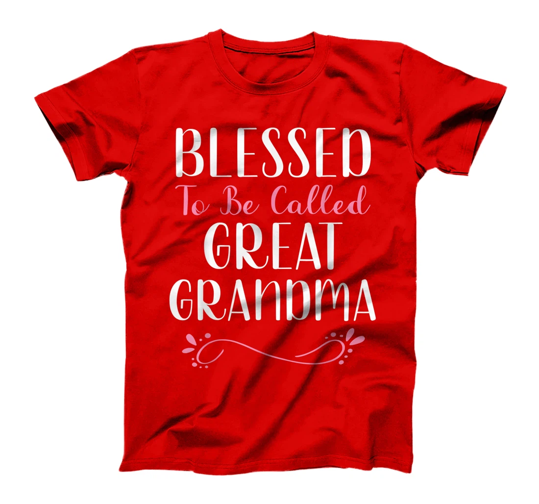 Blessed To Be Called Great Grandma Cute Cool T-Shirt