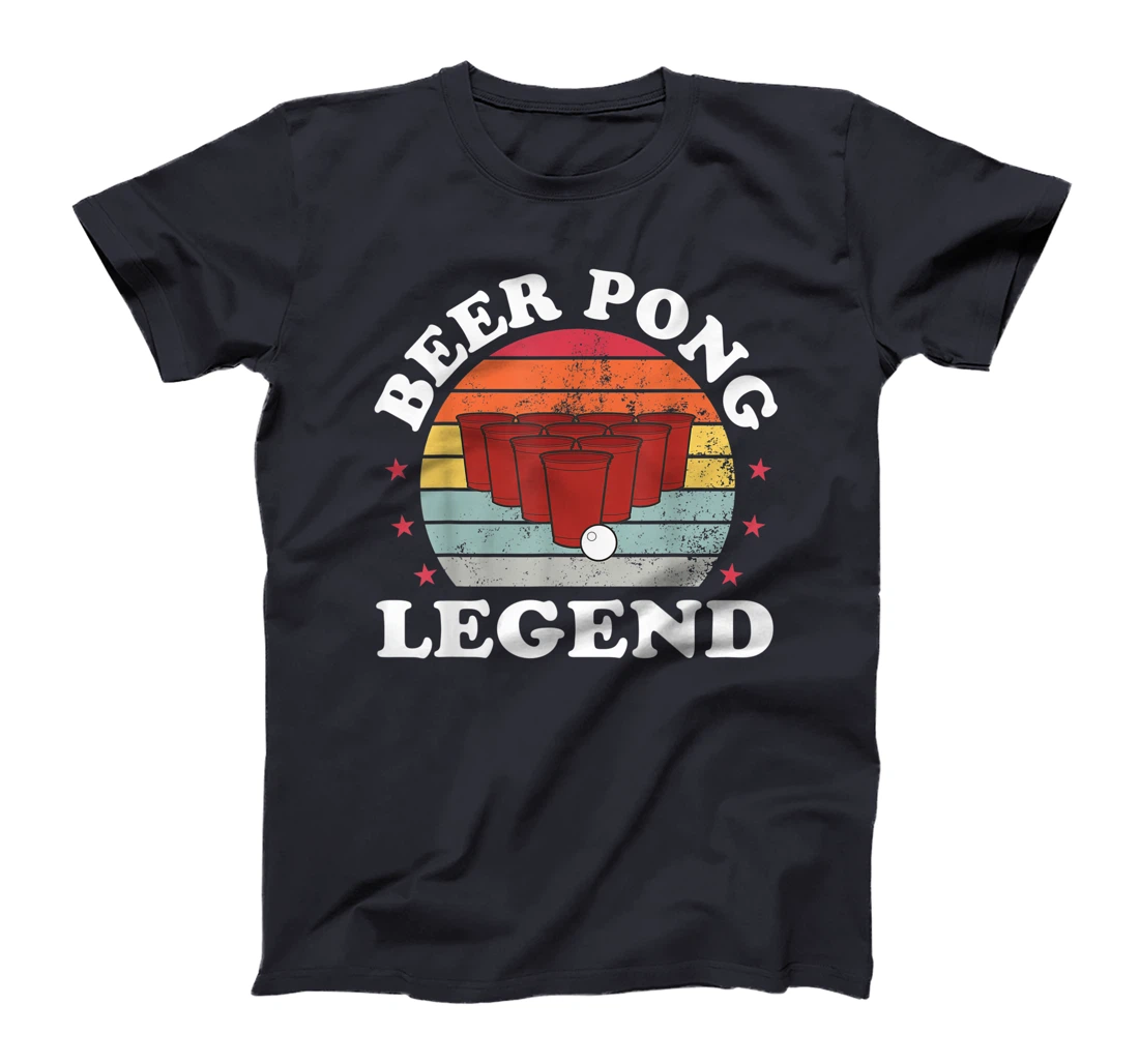 Beer Pong Legend Funny Beer Pong Games Lover Drinking Gift T-Shirt
