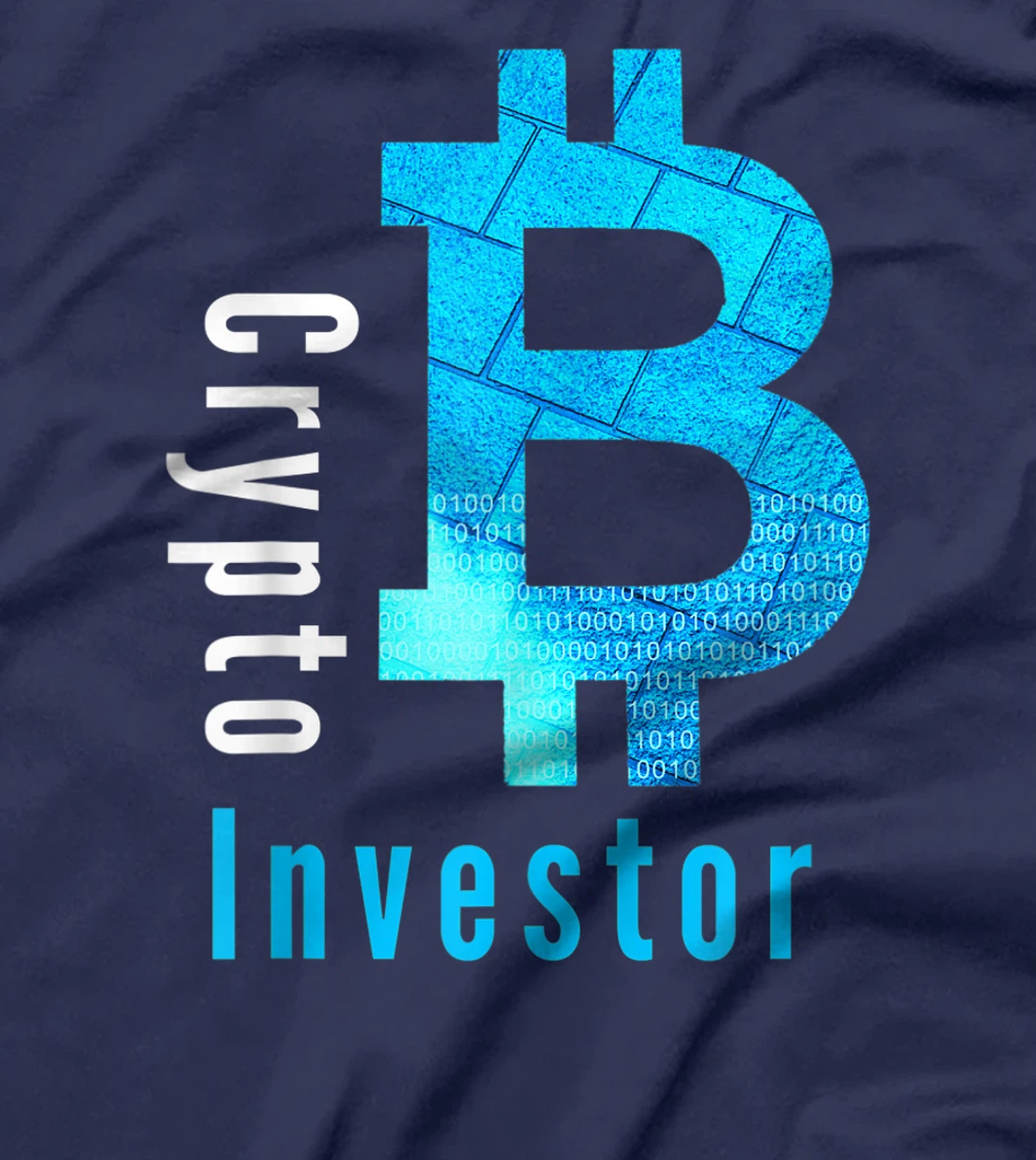 Crypto Investor Bitcoin Blockchain Cryptocurrency BTC DeFi T-Shirt