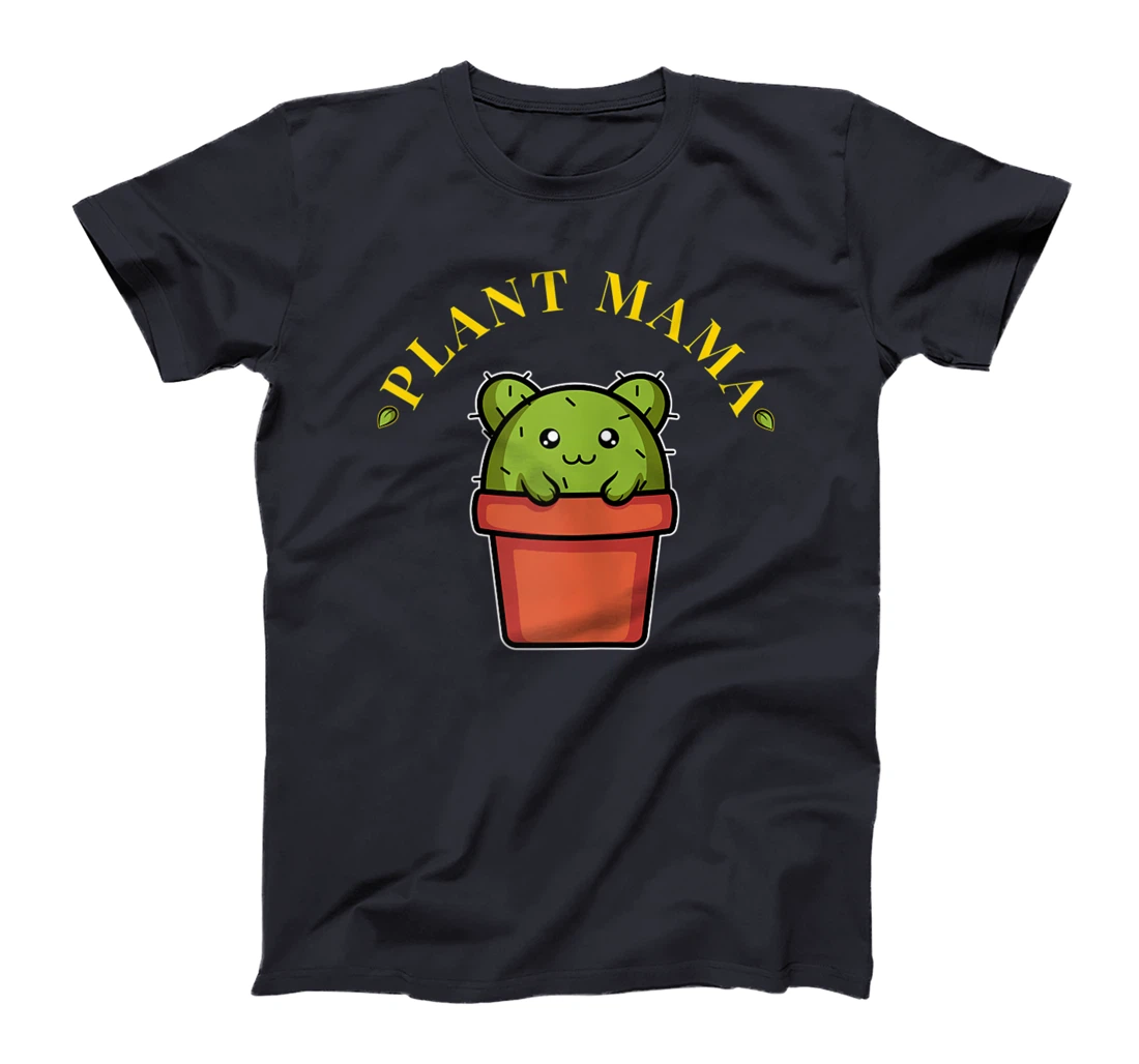 Womens Plant Mama Garden Lover Gardening Cactus T-Shirt