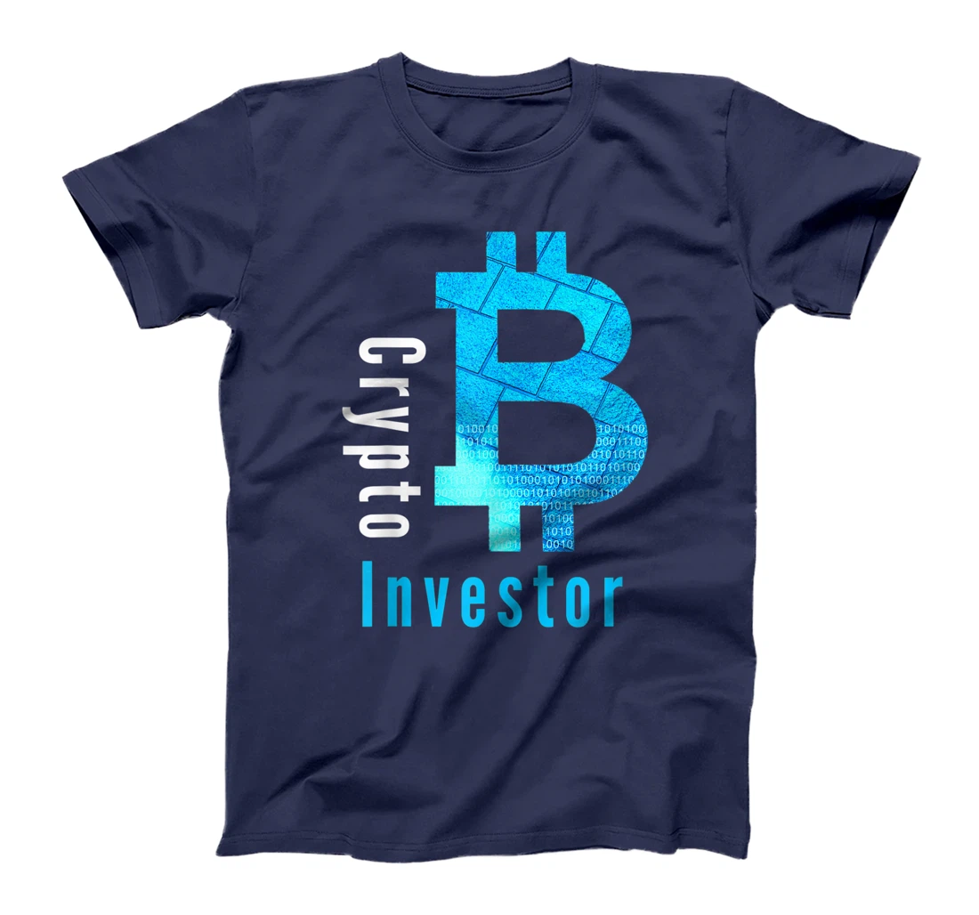 Crypto Investor Bitcoin Blockchain Cryptocurrency BTC DeFi T-Shirt