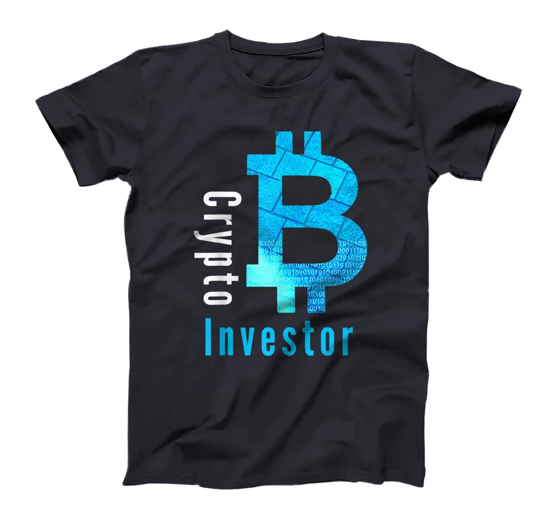 Crypto Investor Bitcoin Blockchain Cryptocurrency BTC DeFi T-Shirt