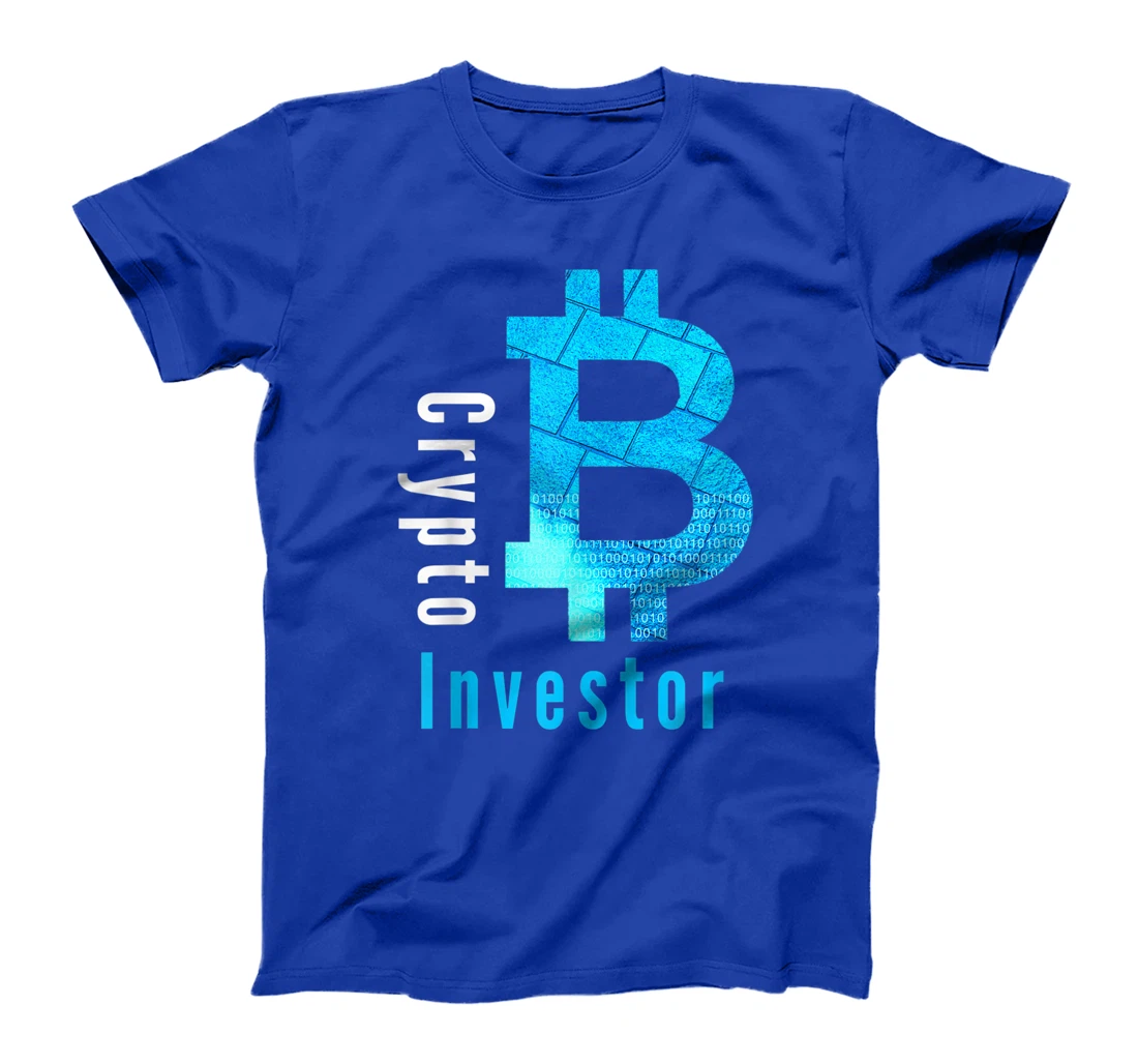 Crypto Investor Bitcoin Blockchain Cryptocurrency BTC DeFi T-Shirt
