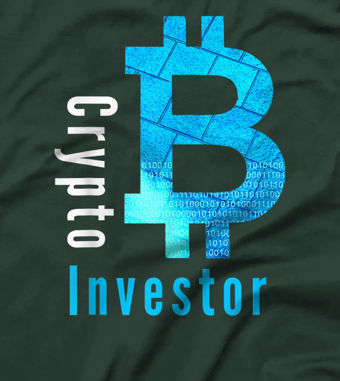 Crypto Investor Bitcoin Blockchain Cryptocurrency BTC DeFi T-Shirt